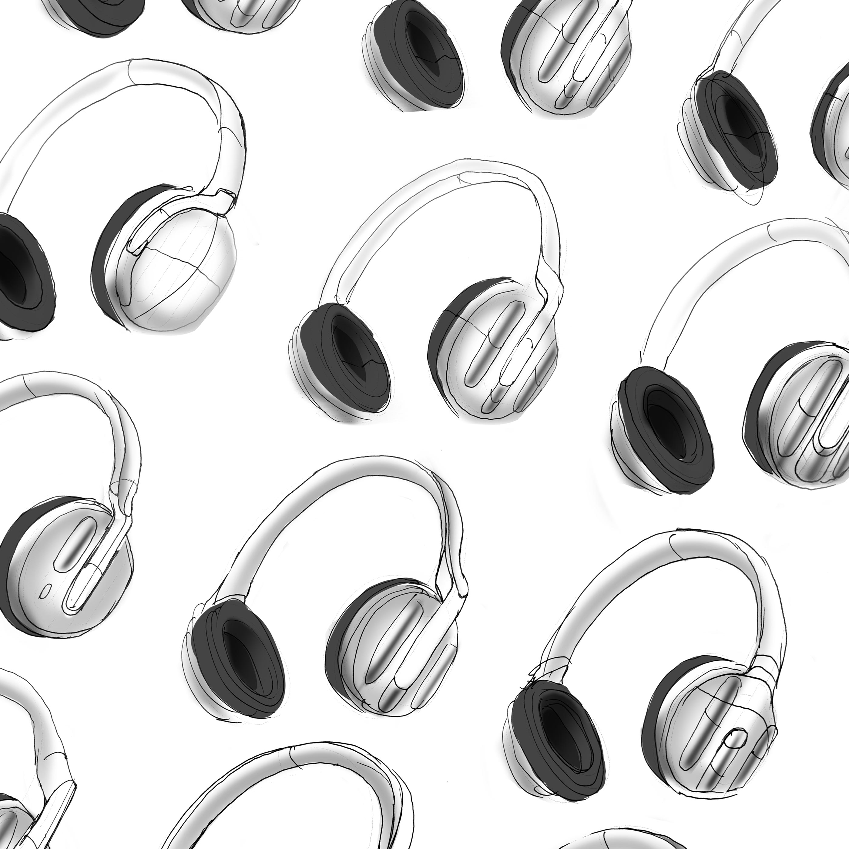 headset，Digital，electronic product，Modular headphones，