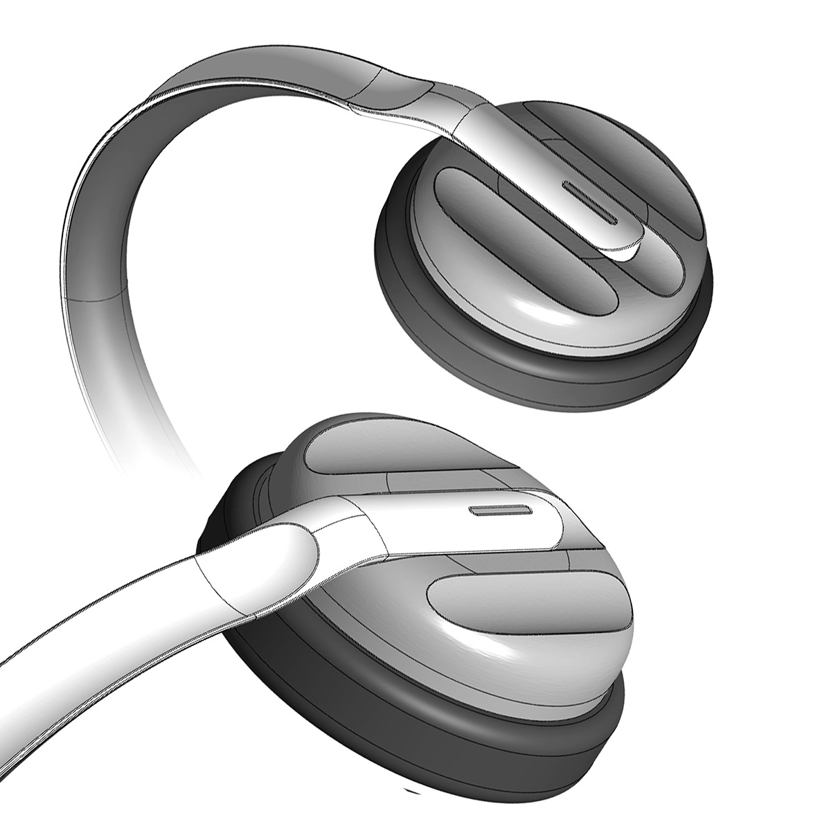 headset，Digital，electronic product，Modular headphones，