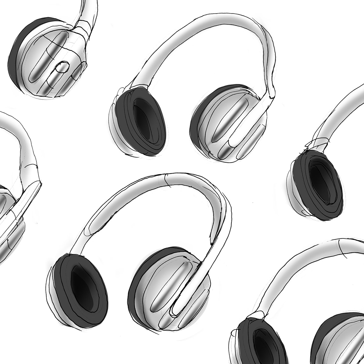headset，Digital，electronic product，Modular headphones，