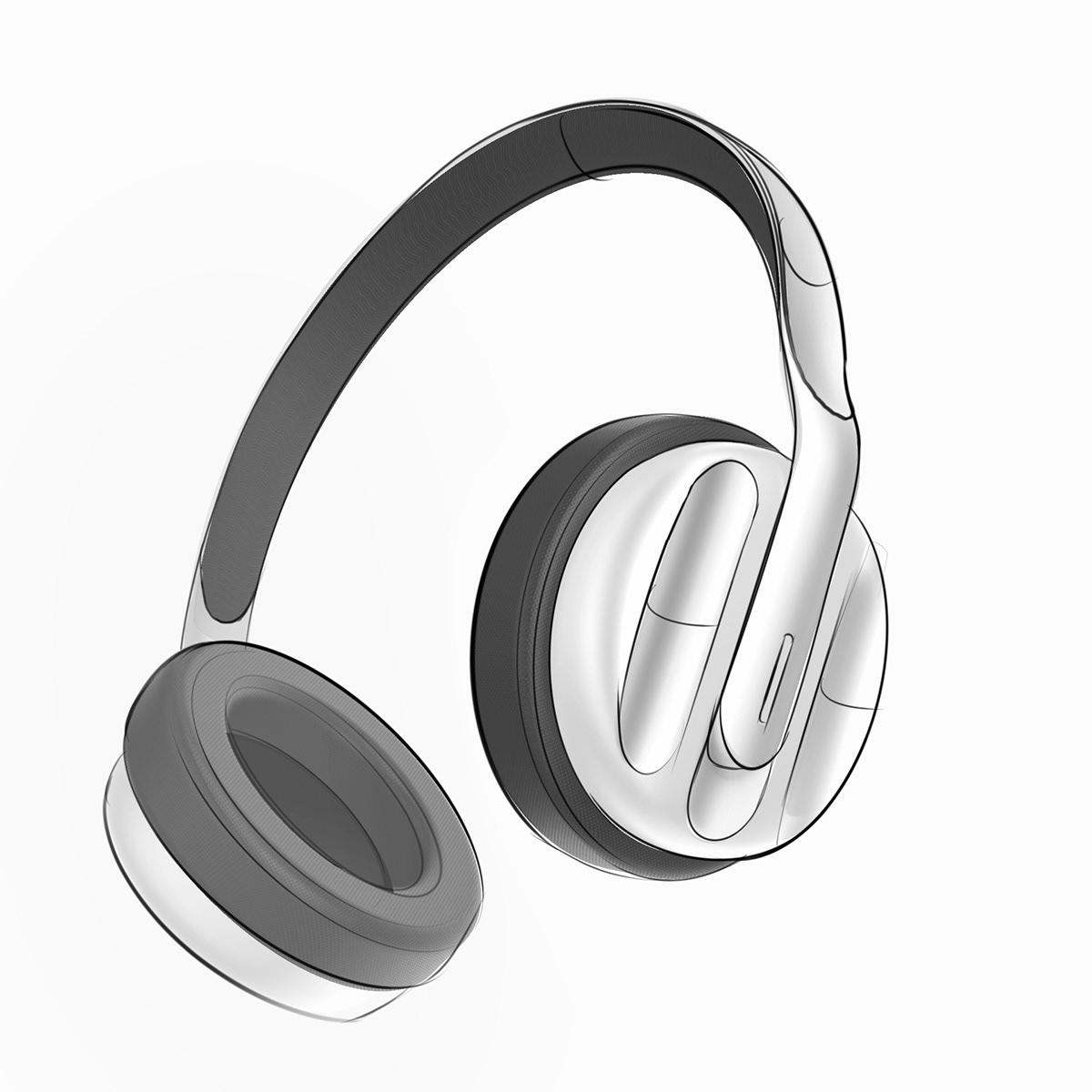 headset，Digital，electronic product，Modular headphones，