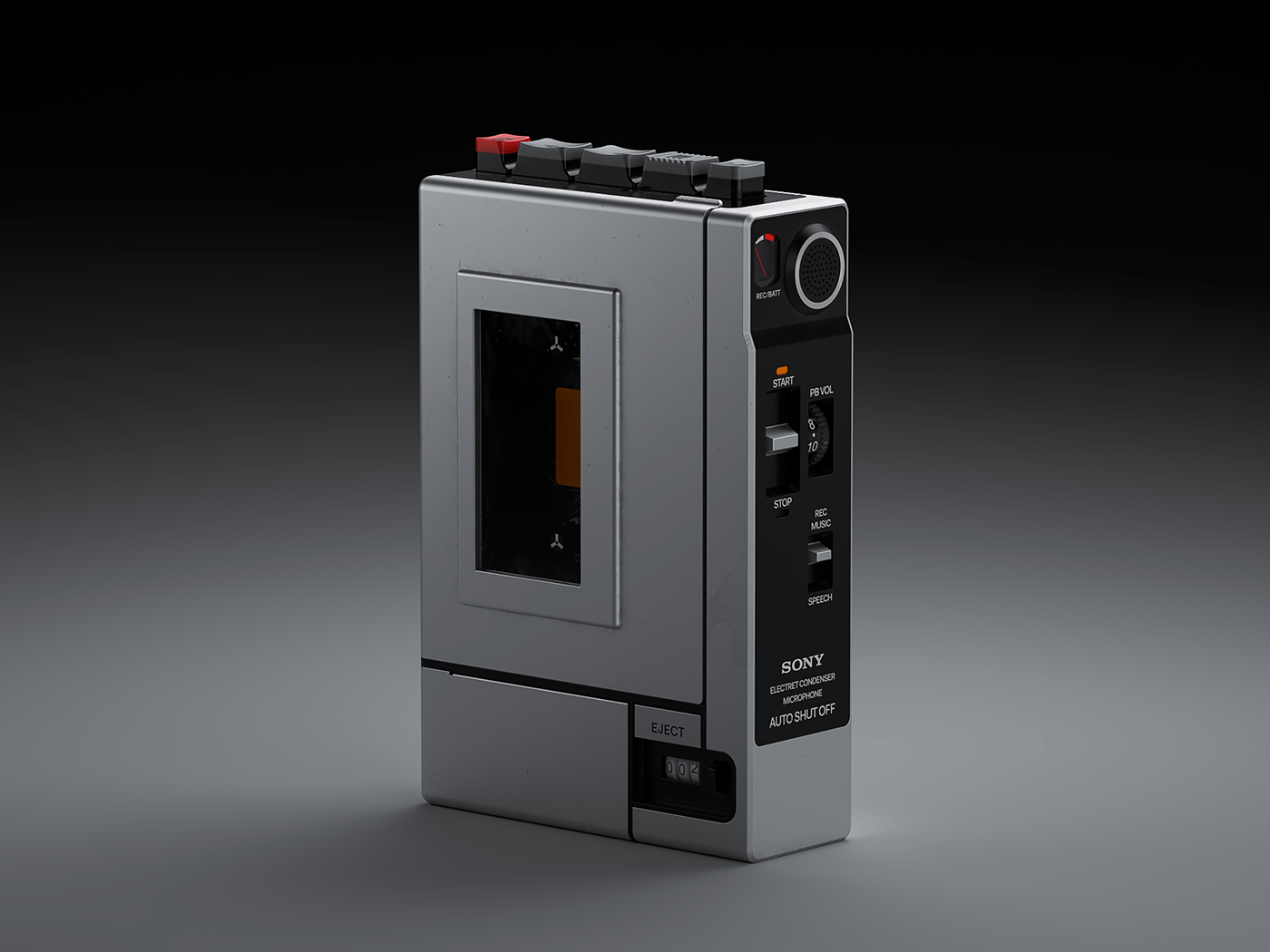 Sony，Sony TC-55，electronic product，Product rendering，