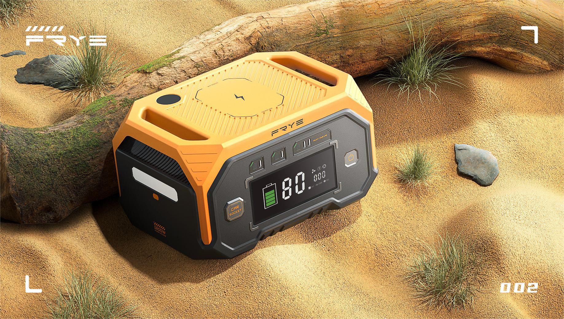 Outdoor power supply，Appearance design，Structural design，Animation production，CG animation，