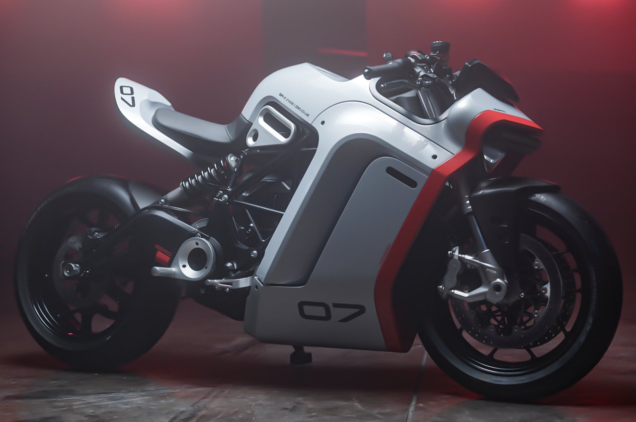 conceptual design，motorcycle，Electric，Sense of future，