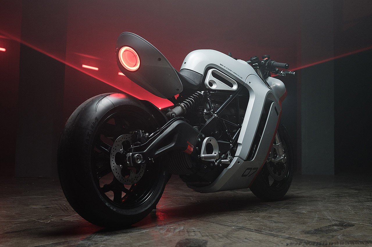 概念设计，摩托车，电动，未来感，