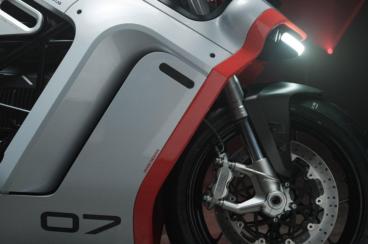 conceptual design，motorcycle，Electric，Sense of future，