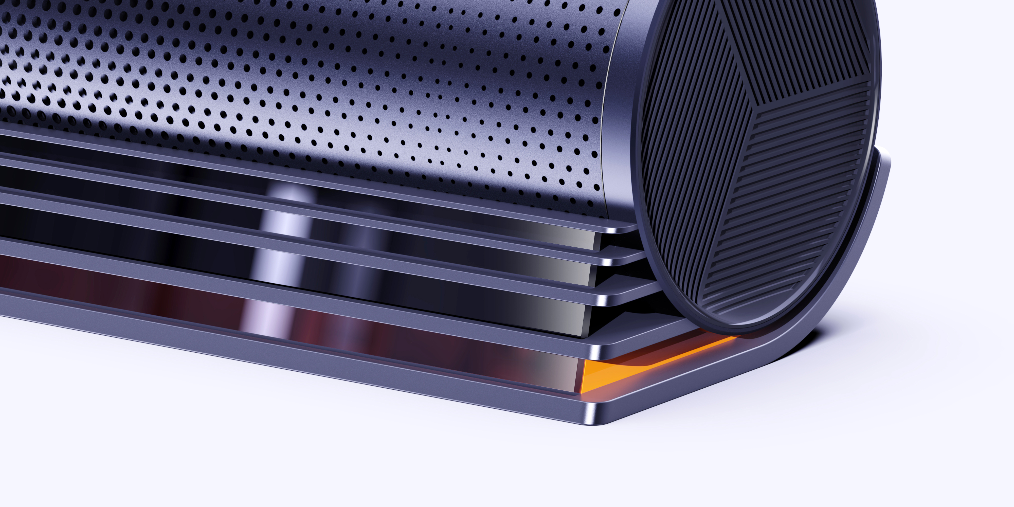 soundbar, architectural aesthetics，