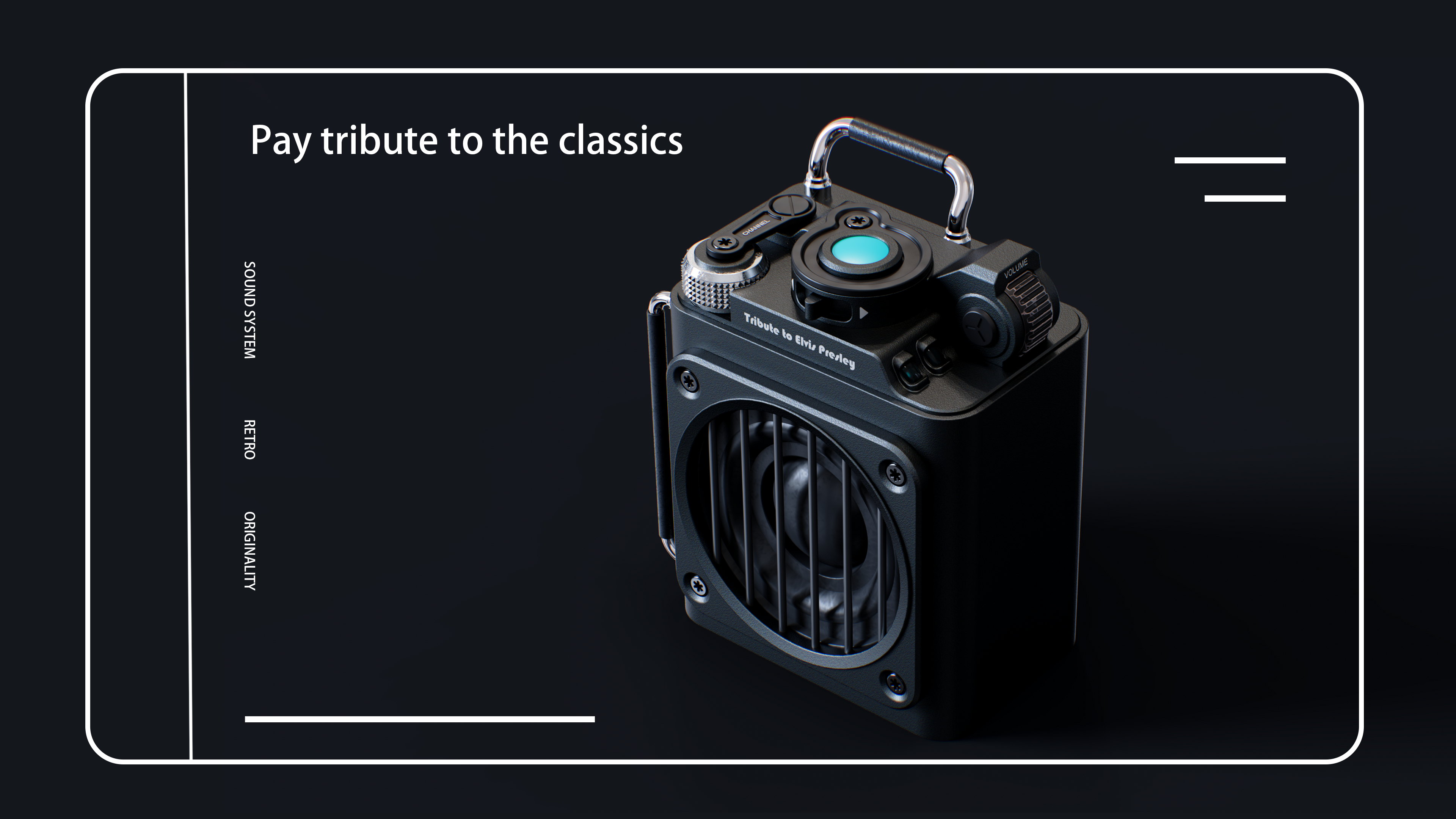 loudspeaker box，Consumer electronics，3c，classic，