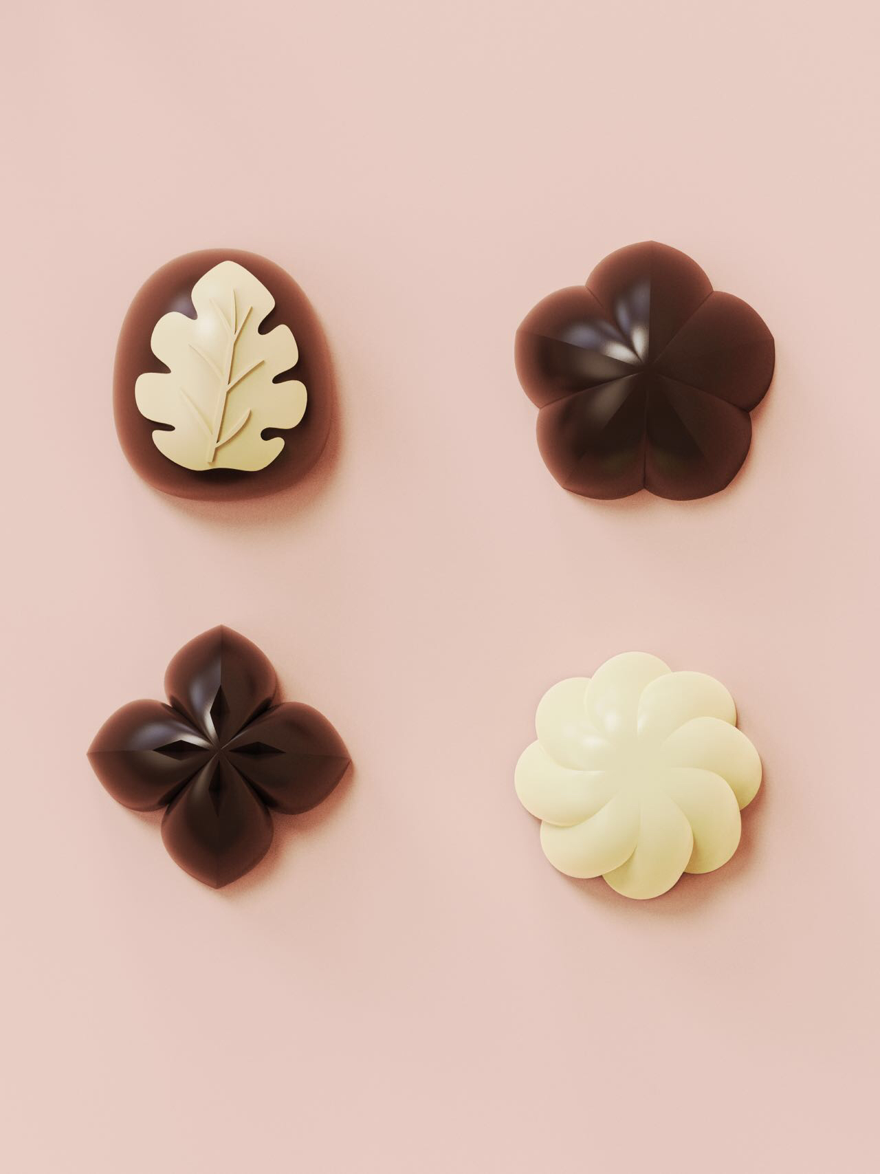 Chocolates，Chocolate Mold，Handmade chocolate，