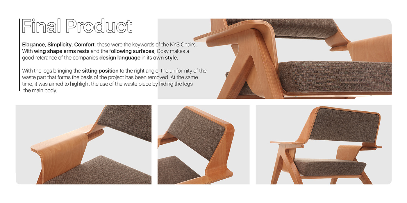 Cozy，KYS Chairs，chair，furniture，furniture design ，product design，