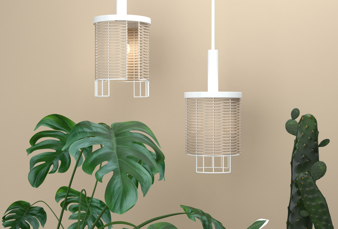 lamps and lanterns，texture of material，weave，