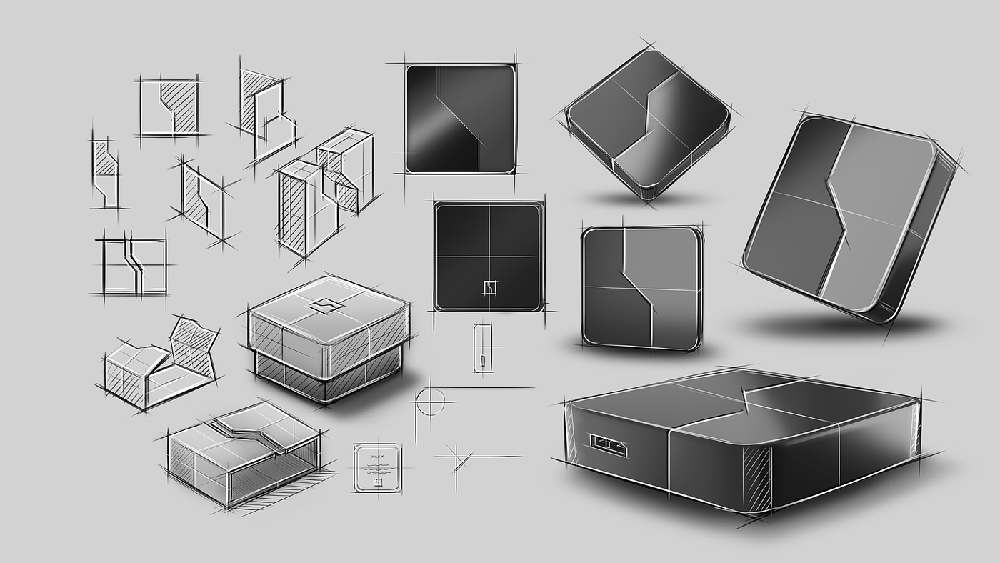 mobile hard disk drive，product design，Cube，extremely krypton，ZEEKR，