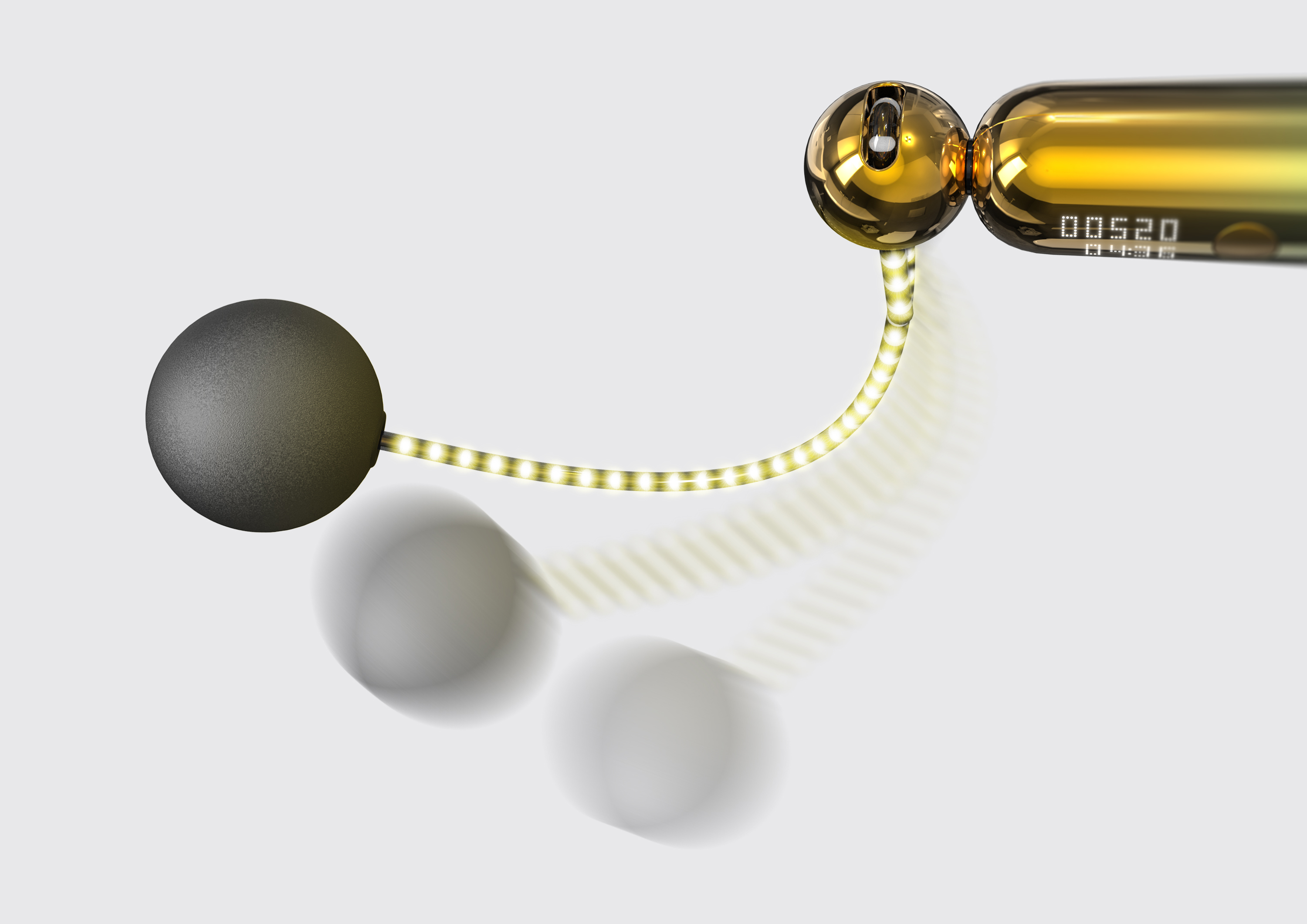 Cool luminous magic rope skipping, let the movement become a visual feast，Rope skipping products，Sports equipment，LED lamp beads，Magic pattern，hold，