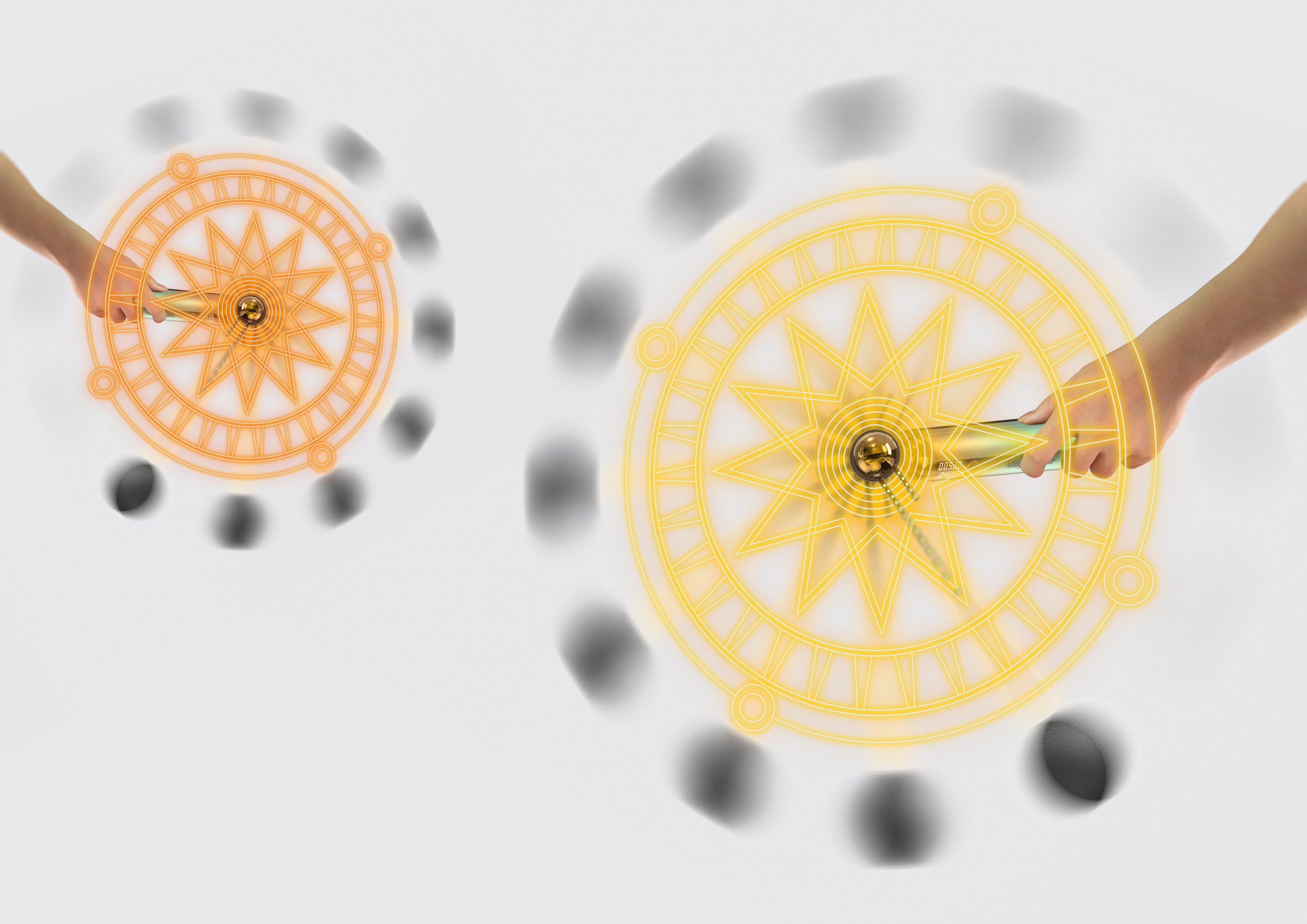 Cool luminous magic rope skipping, let the movement become a visual feast，Rope skipping products，Sports equipment，LED lamp beads，Magic pattern，hold，