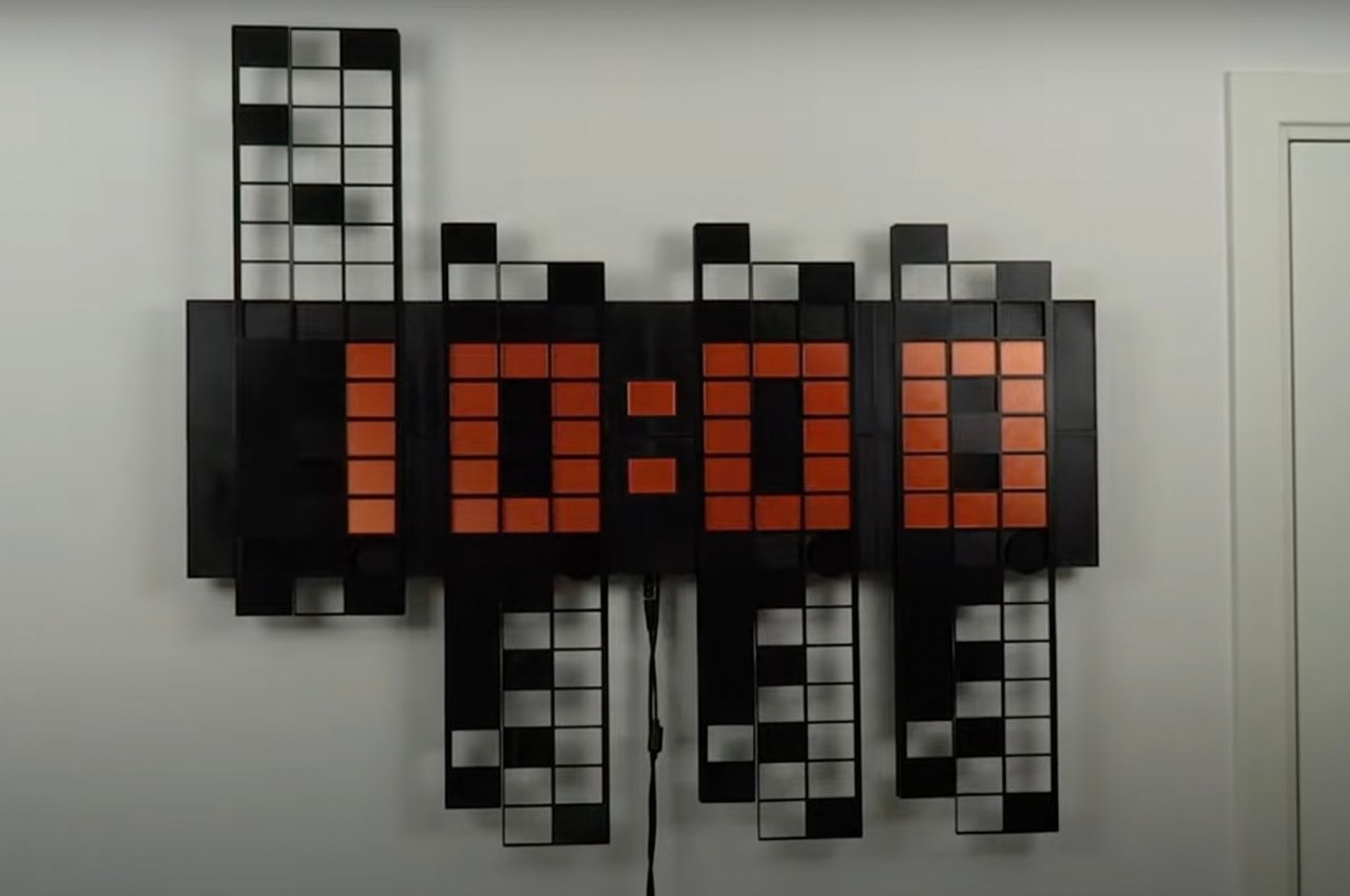 Clock，pixelated clock，Retro，TIME SLIDER，