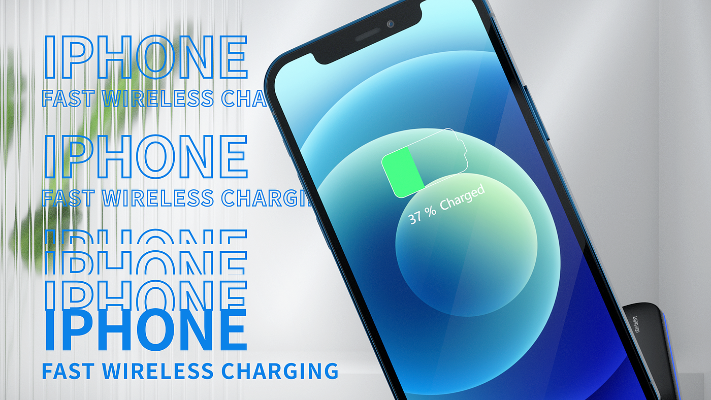 Wireless charging，Product video，CG video，dynamic design ，