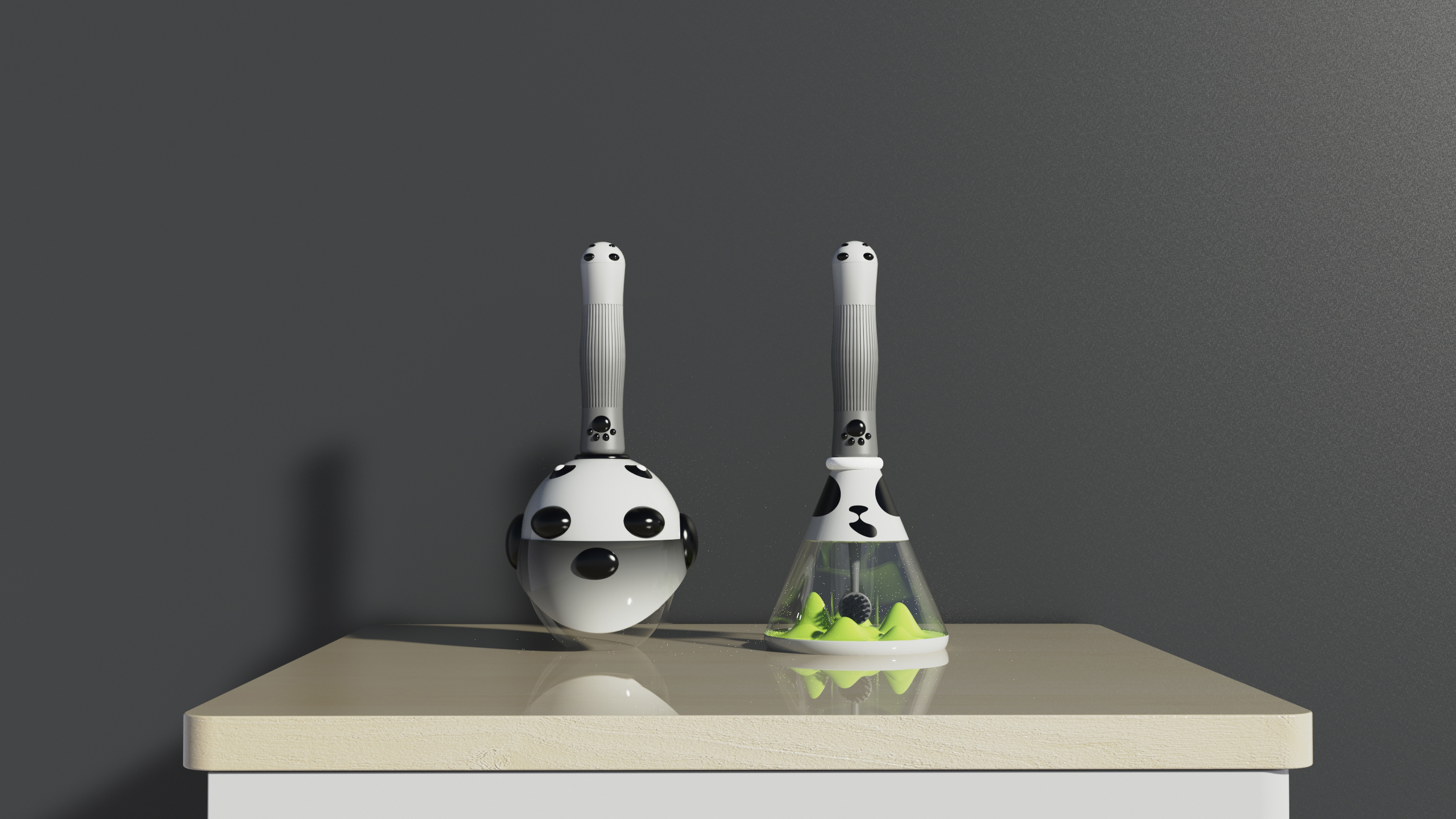 Panboo panda toothbrush，
