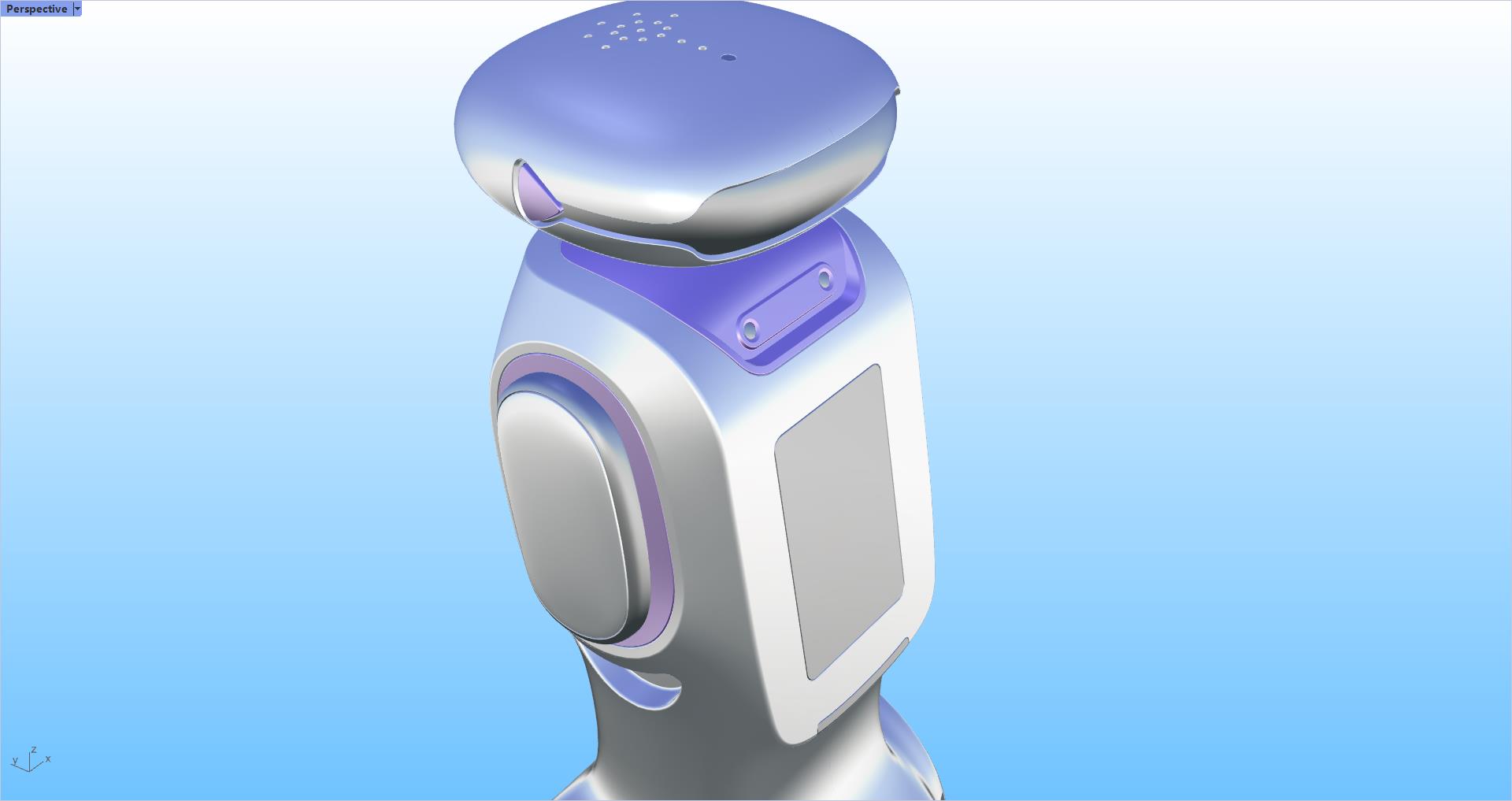 robot，industrial design，Rhinoceros modeling，Rhino modeling，Tutorial sharing，