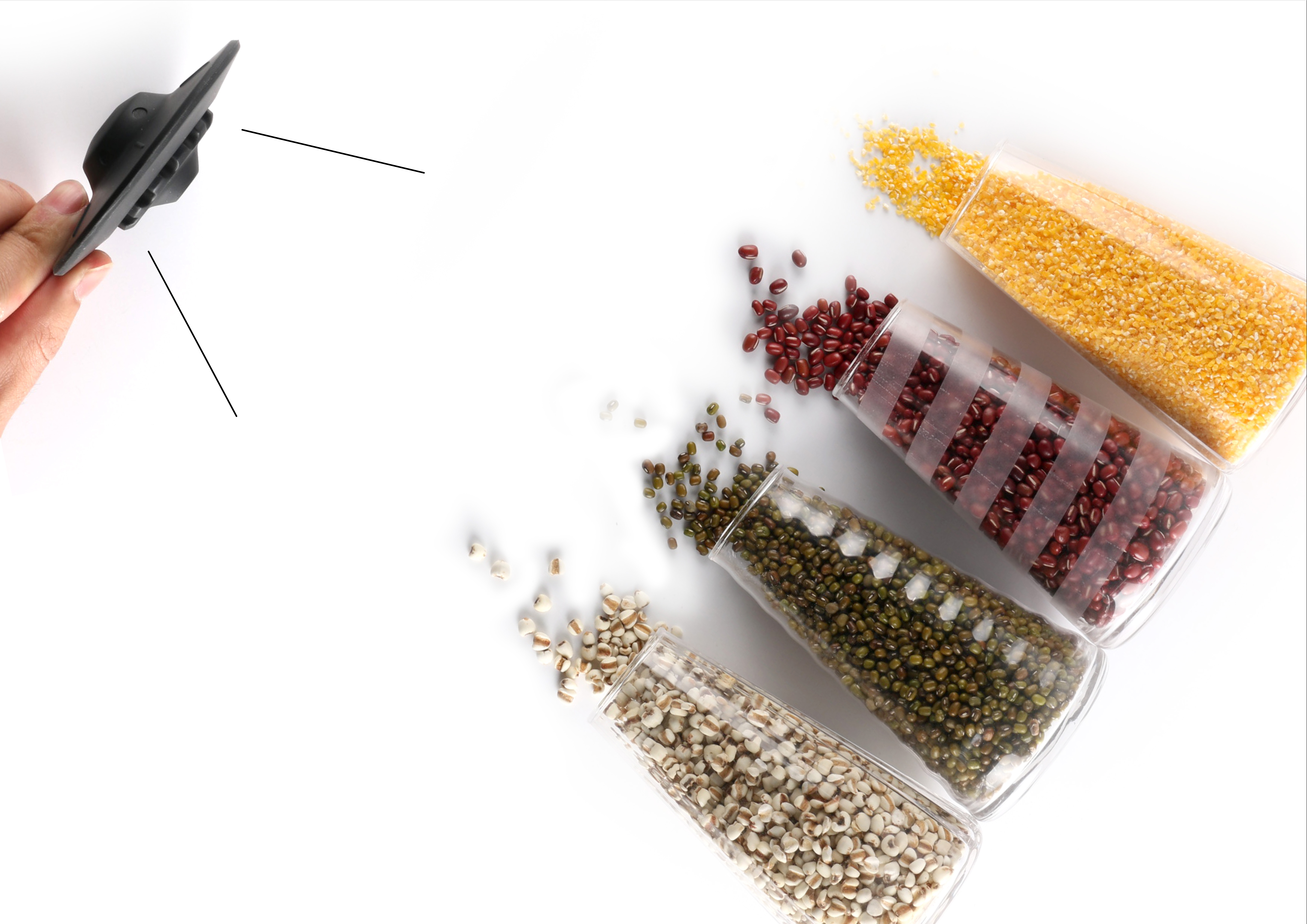 IKEA style，Sense of science and technology，alien，Seasoning jar，ufo，space flight，Glass，