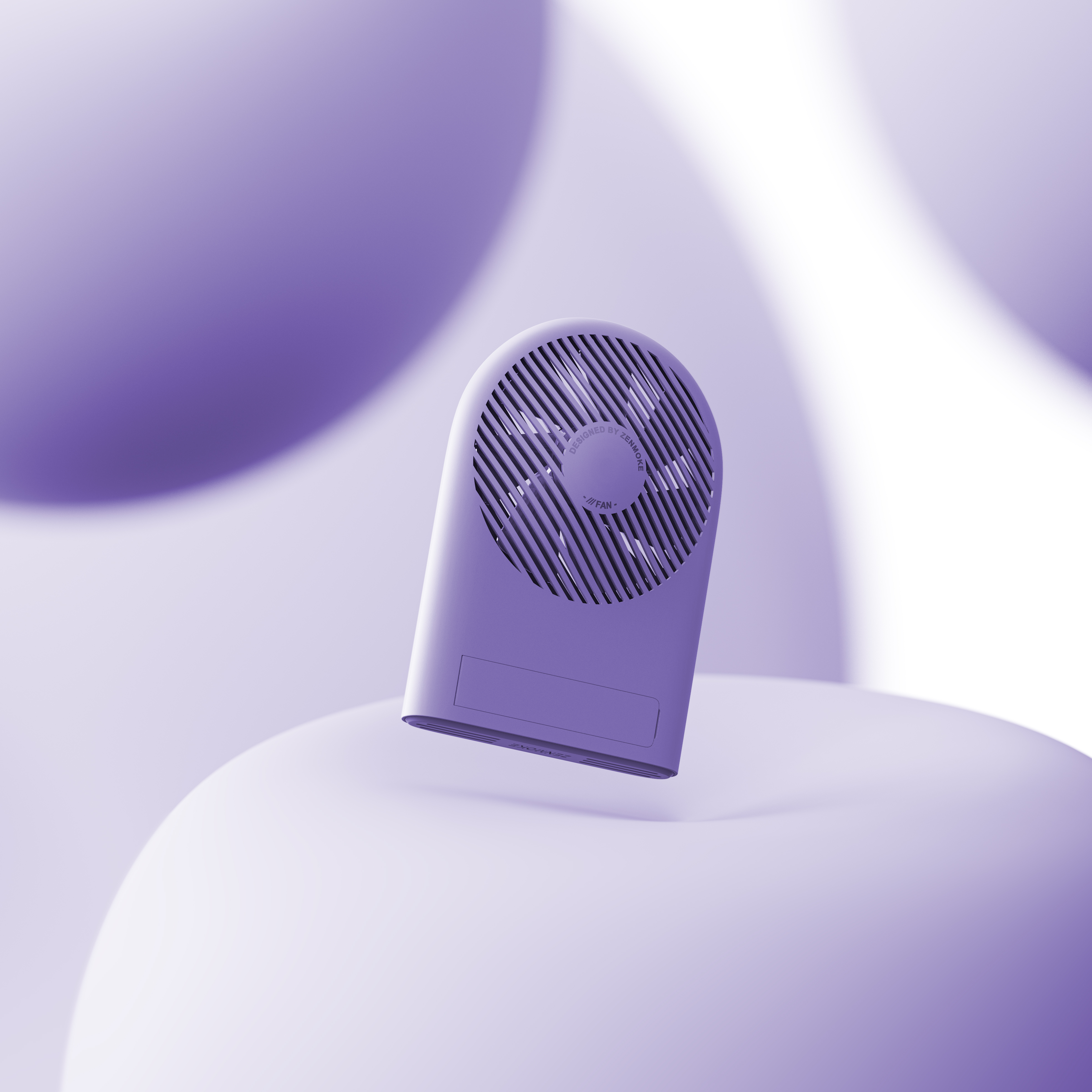 ZENMOKE，industrial design，product design，articles for daily use，Small fan，geometry，aesthetic sense of order，Hand held small fan，