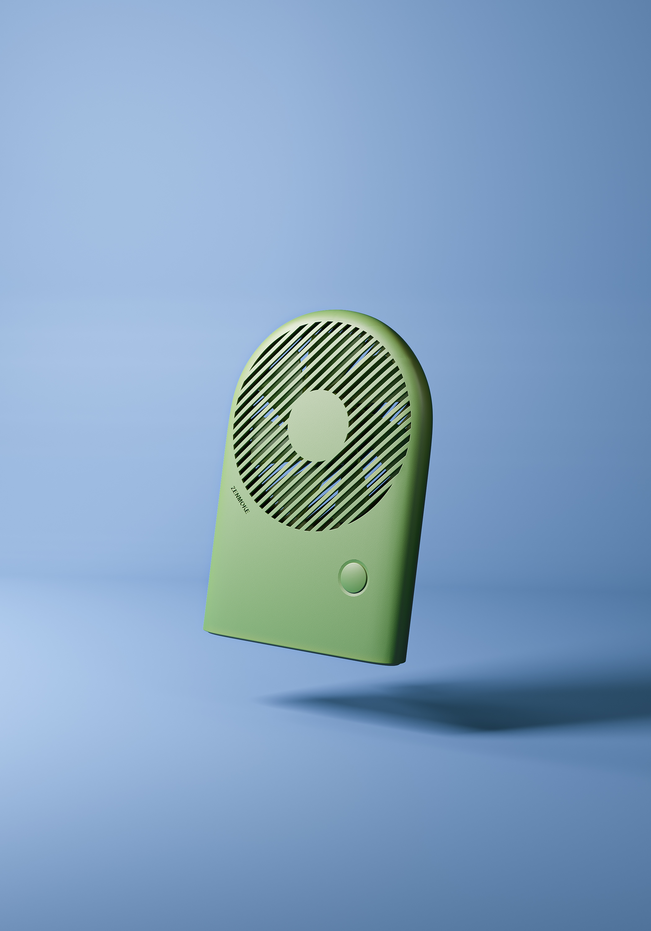 ZENMOKE，industrial design，product design，articles for daily use，Small fan，geometry，aesthetic sense of order，Hand held small fan，