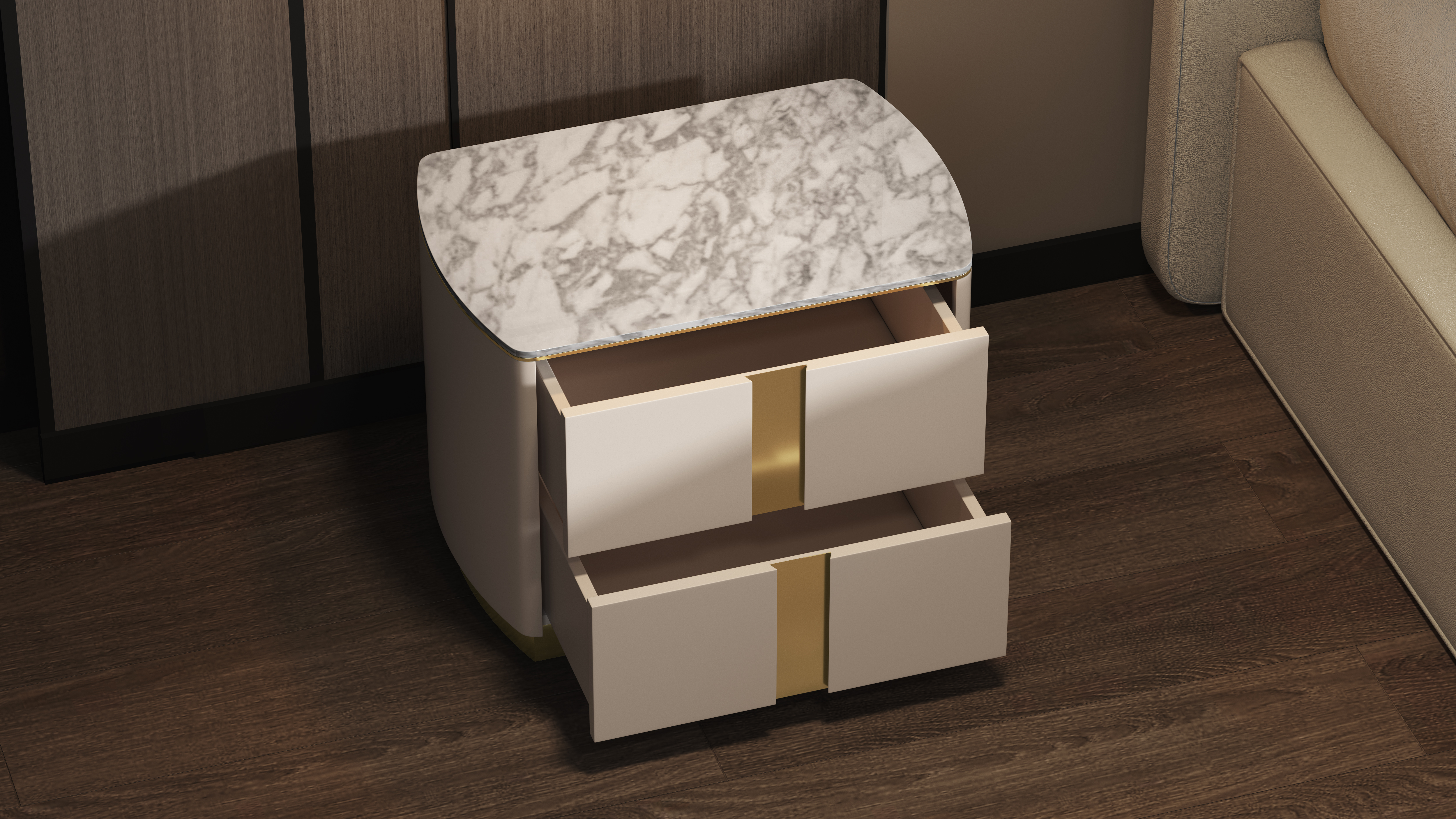 space design ，Bed，bedside cupboard，sofa，furniture design ，