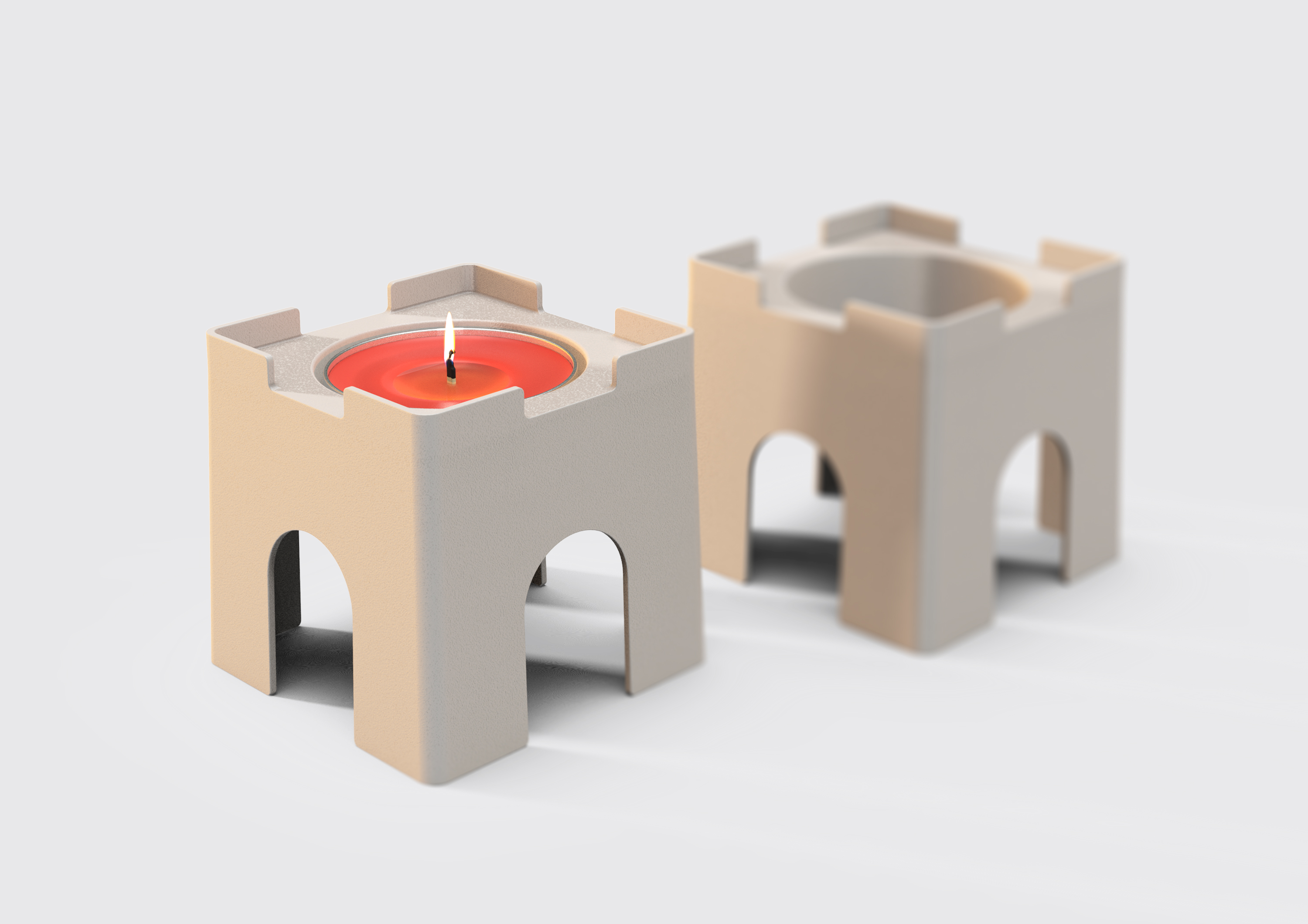 The incomparable beacon fire aromatherapy, igniting the signal of transmitting love，Beacon Tower，Aromatherapy candlestick，candle，EMO Sentiment，Beacon play princes，