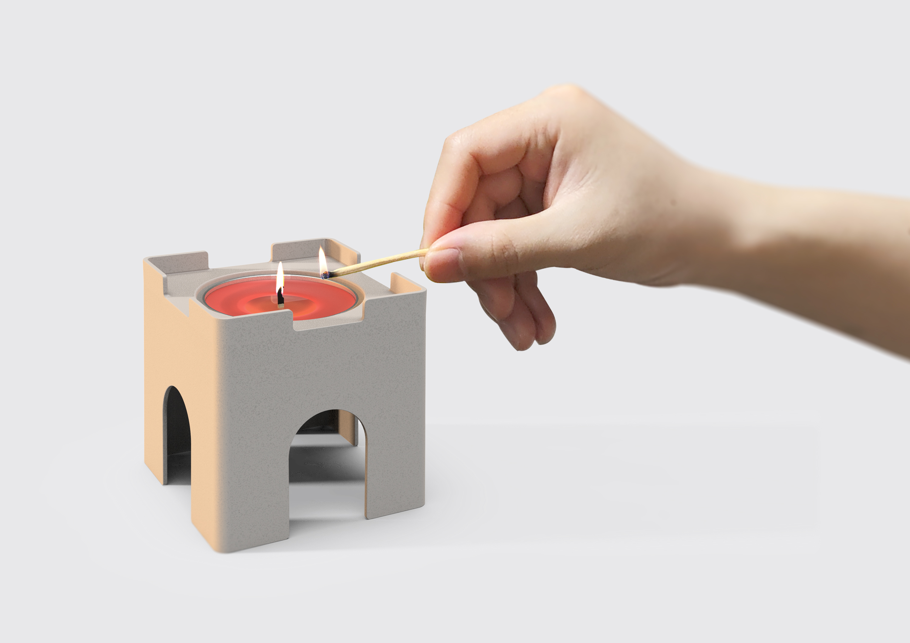 The incomparable beacon fire aromatherapy, igniting the signal of transmitting love，Beacon Tower，Aromatherapy candlestick，candle，EMO Sentiment，Beacon play princes，