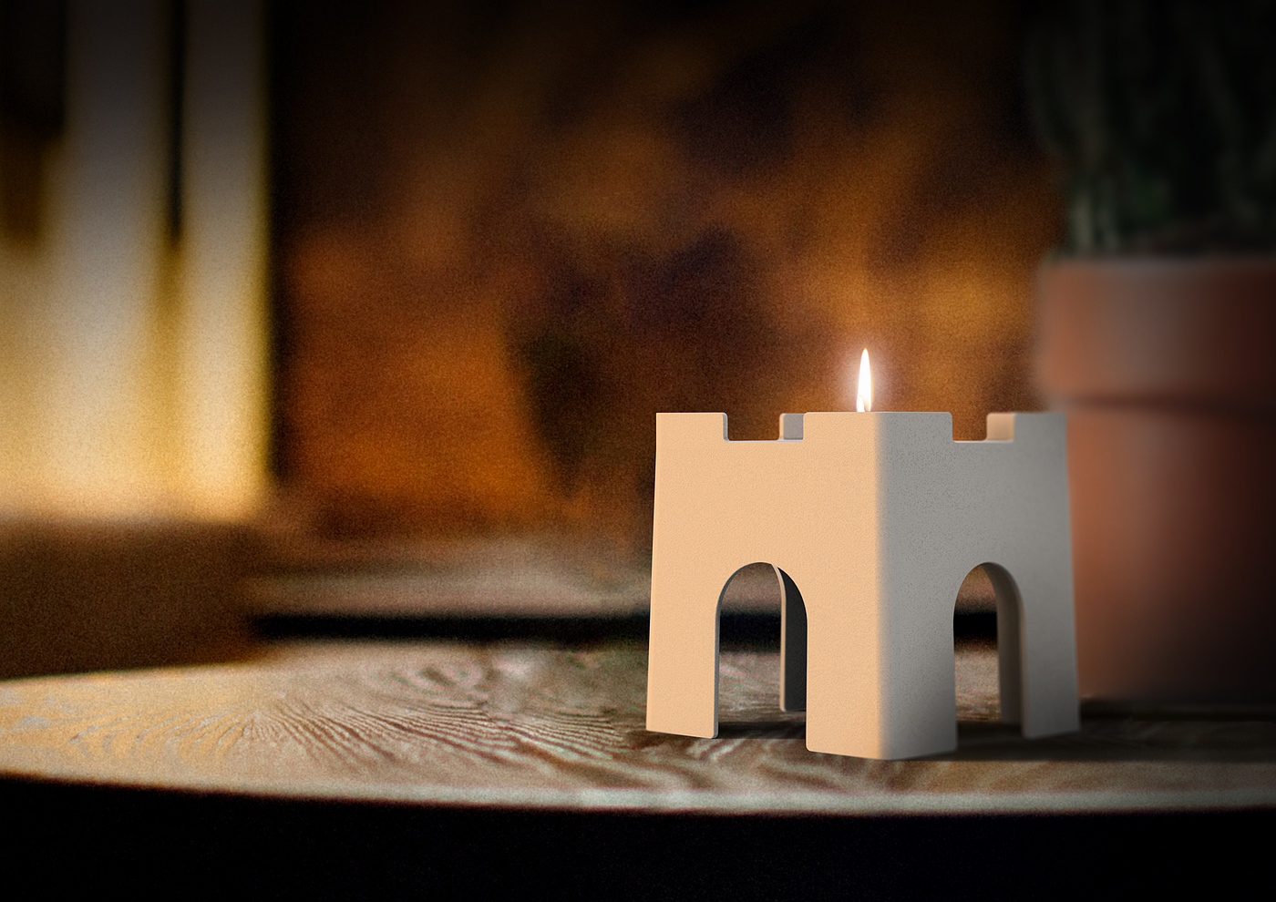 The incomparable beacon fire aromatherapy, igniting the signal of transmitting love，Beacon Tower，Aromatherapy candlestick，candle，EMO Sentiment，Beacon play princes，