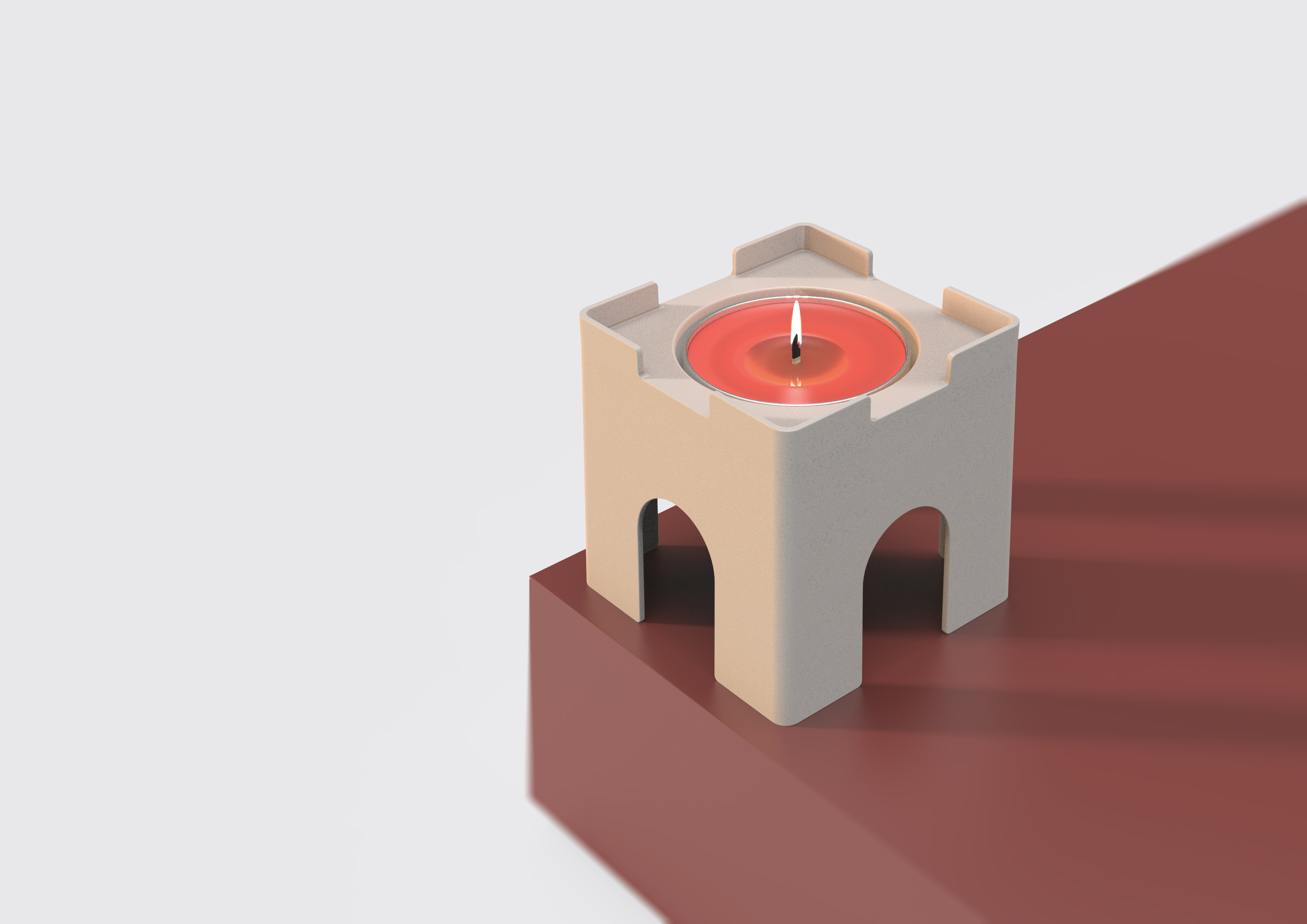 The incomparable beacon fire aromatherapy, igniting the signal of transmitting love，Beacon Tower，Aromatherapy candlestick，candle，EMO Sentiment，Beacon play princes，