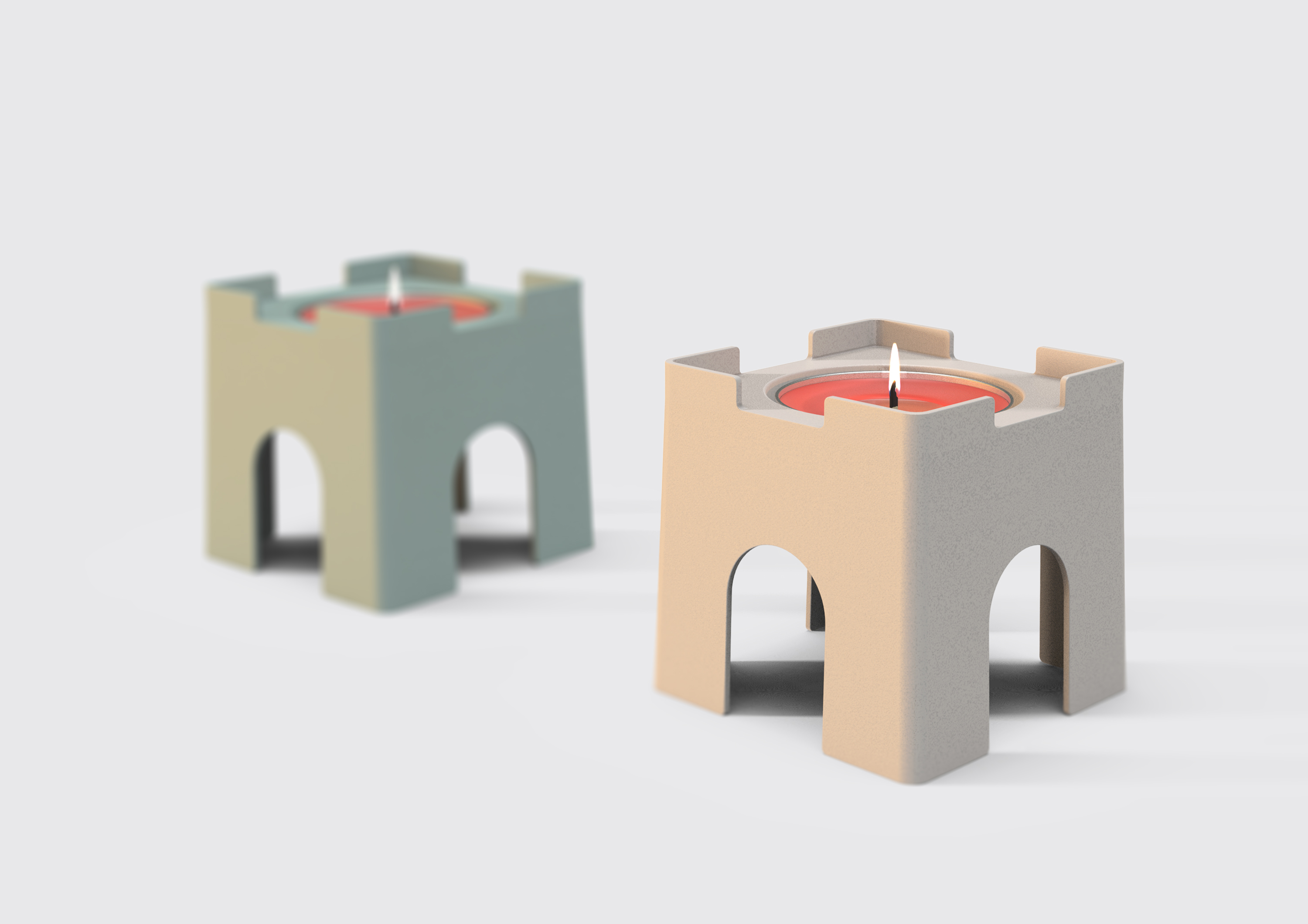 The incomparable beacon fire aromatherapy, igniting the signal of transmitting love，Beacon Tower，Aromatherapy candlestick，candle，EMO Sentiment，Beacon play princes，