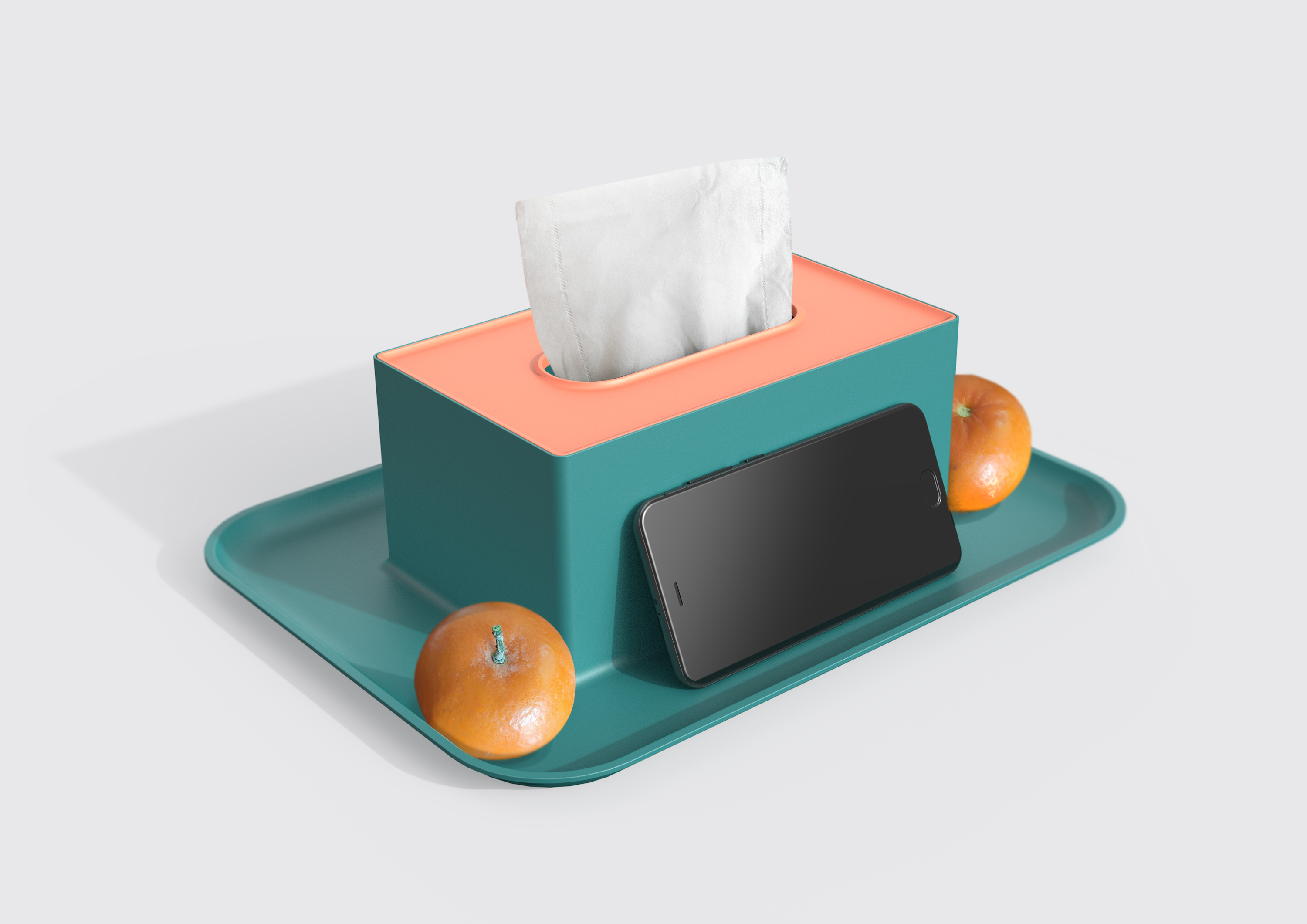 Creative bracket fruit plate! It is necessary to brush the drama, break off the orange with one hand and wipe the tears with the other.，Brush drama，Mobile phone bracket，Fruit tray，Tissue box，a mandarin orange，