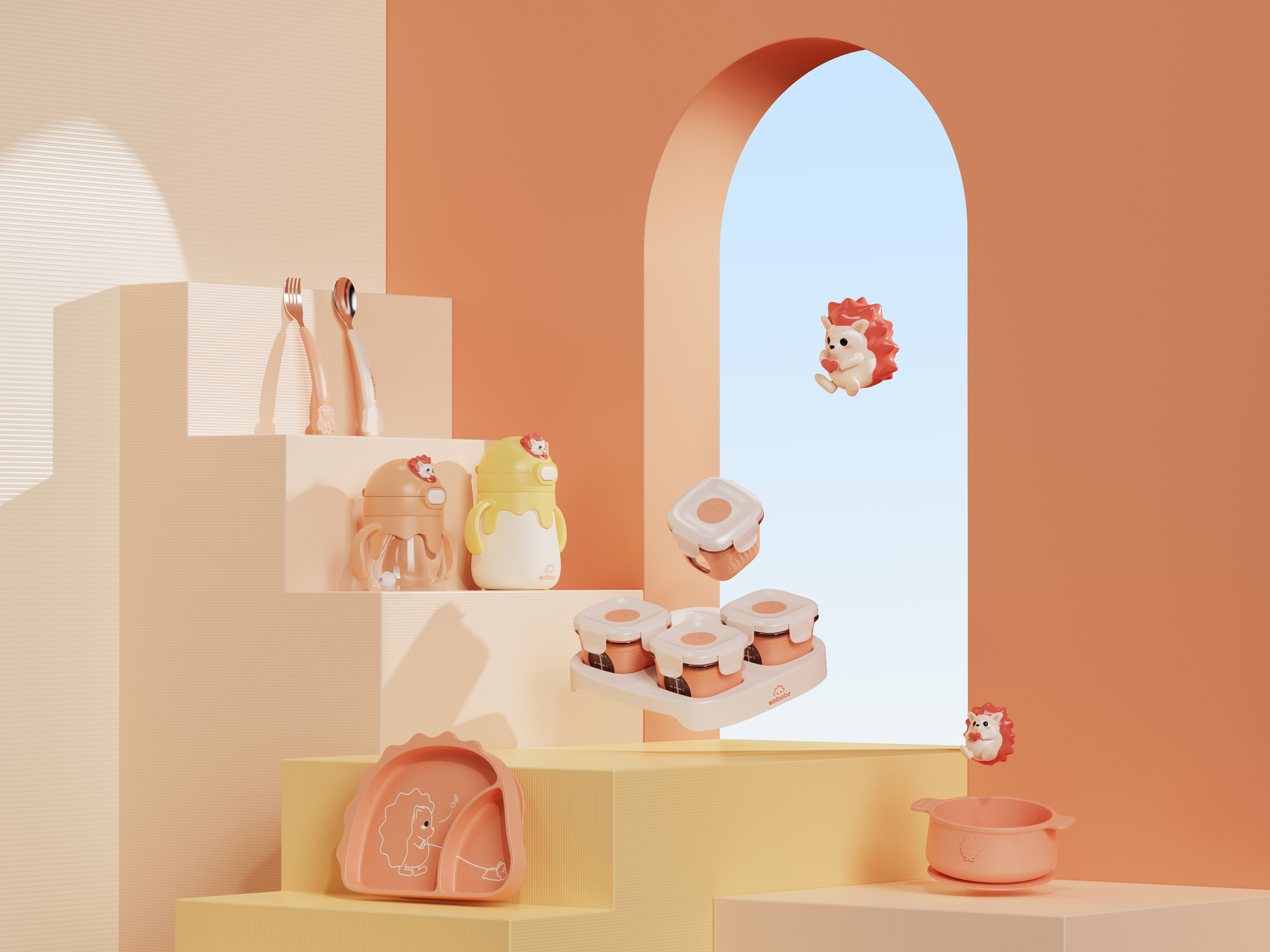 Mother and baby，household electrical appliances，