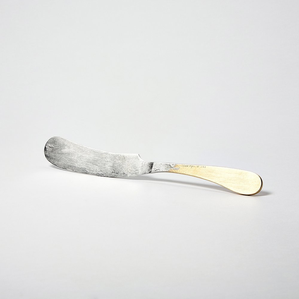 Brass Butter Kn，product design，brass，Butter knife，