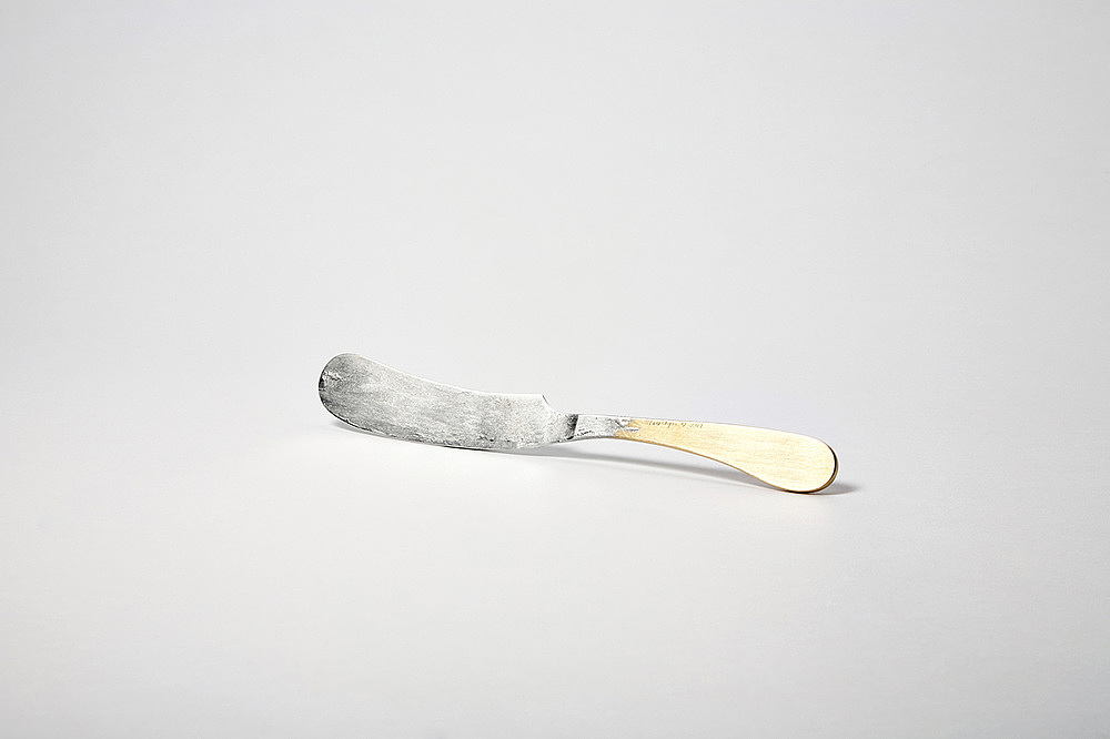 Brass Butter Kn，product design，brass，Butter knife，