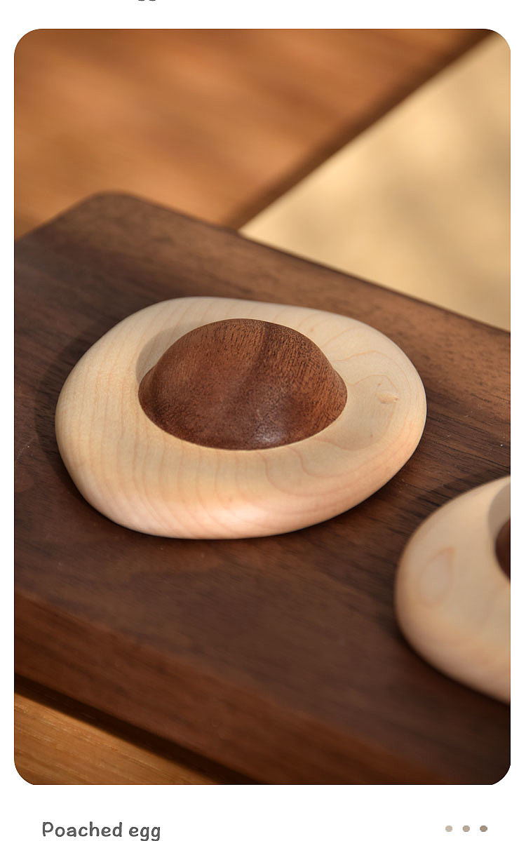 Original design，Poached Egg，Original wood，Bionics Design ，