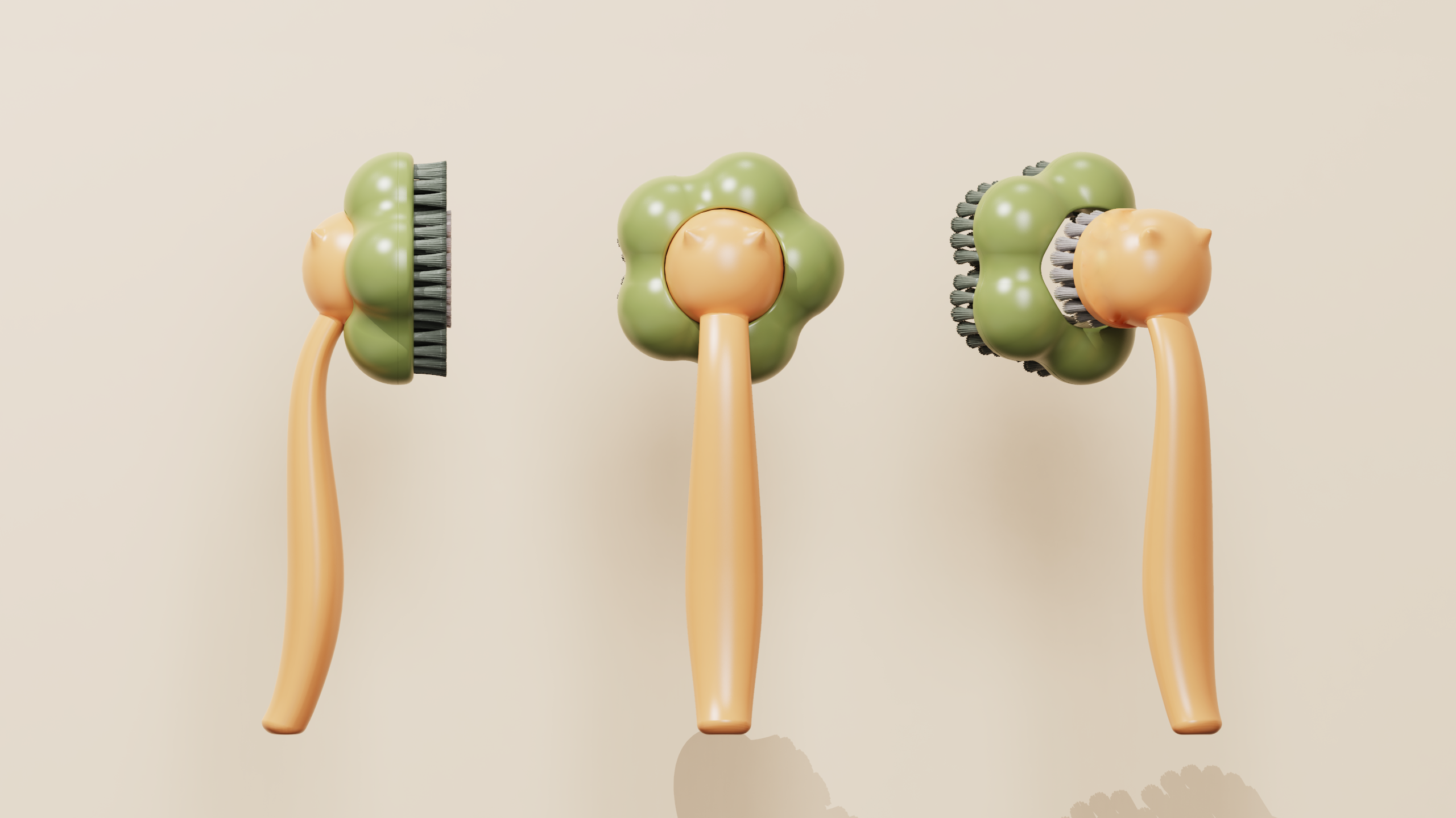 Shoe brush design，Wash pot brush，Brush design，brush，Cleaning brush，Modeling design，product design，Commodity Design，