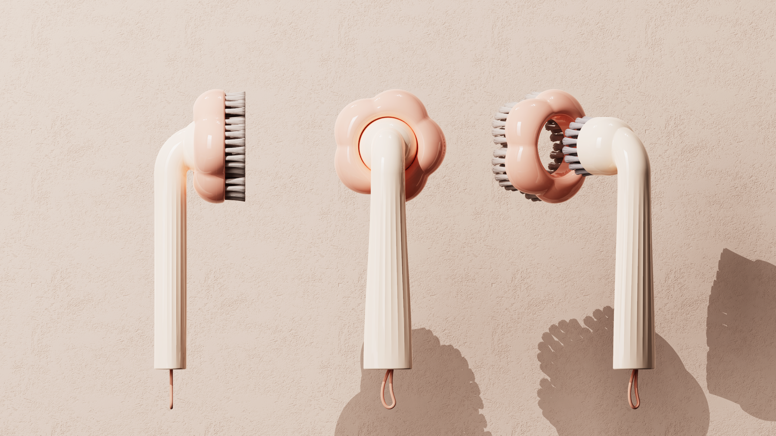 Shoe brush design，Wash pot brush，Brush design，brush，Cleaning brush，Modeling design，product design，Commodity Design，