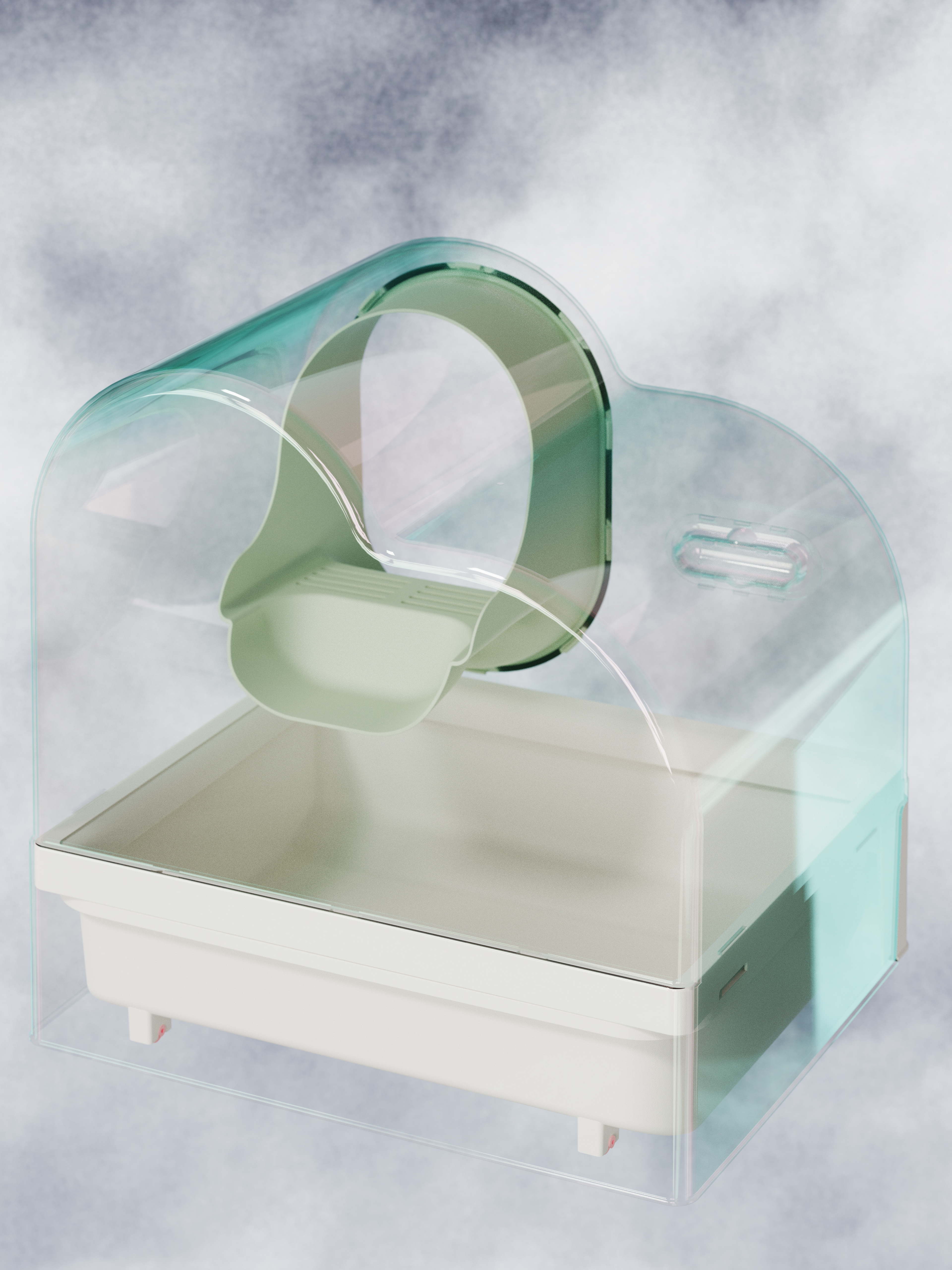 Pet Supplies & Pet，Litter Basin，Pet design，product design，industrial design，cat，Minimalist design ，owlsdesign，