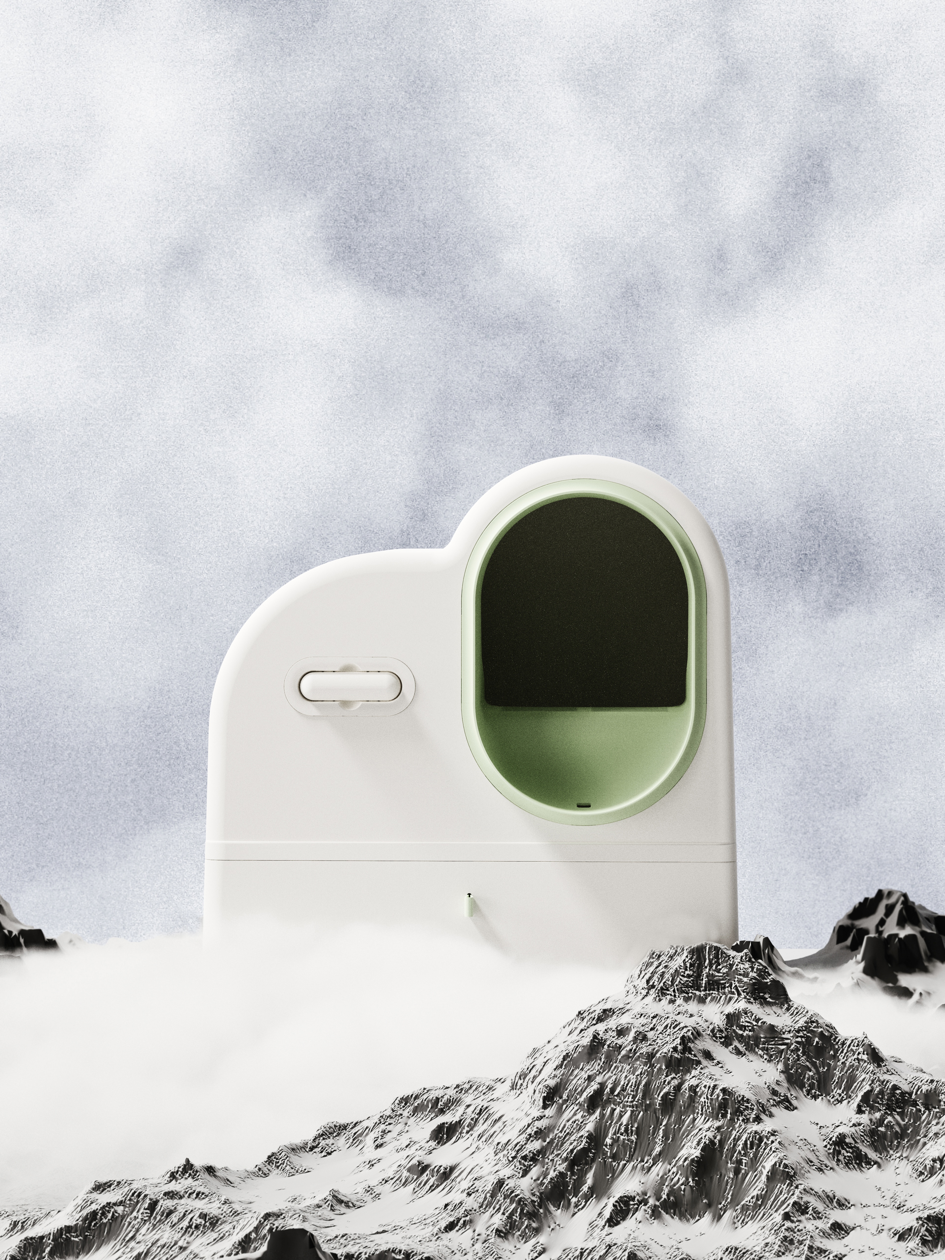 Pet Supplies & Pet，Litter Basin，Pet design，product design，industrial design，cat，Minimalist design ，owlsdesign，