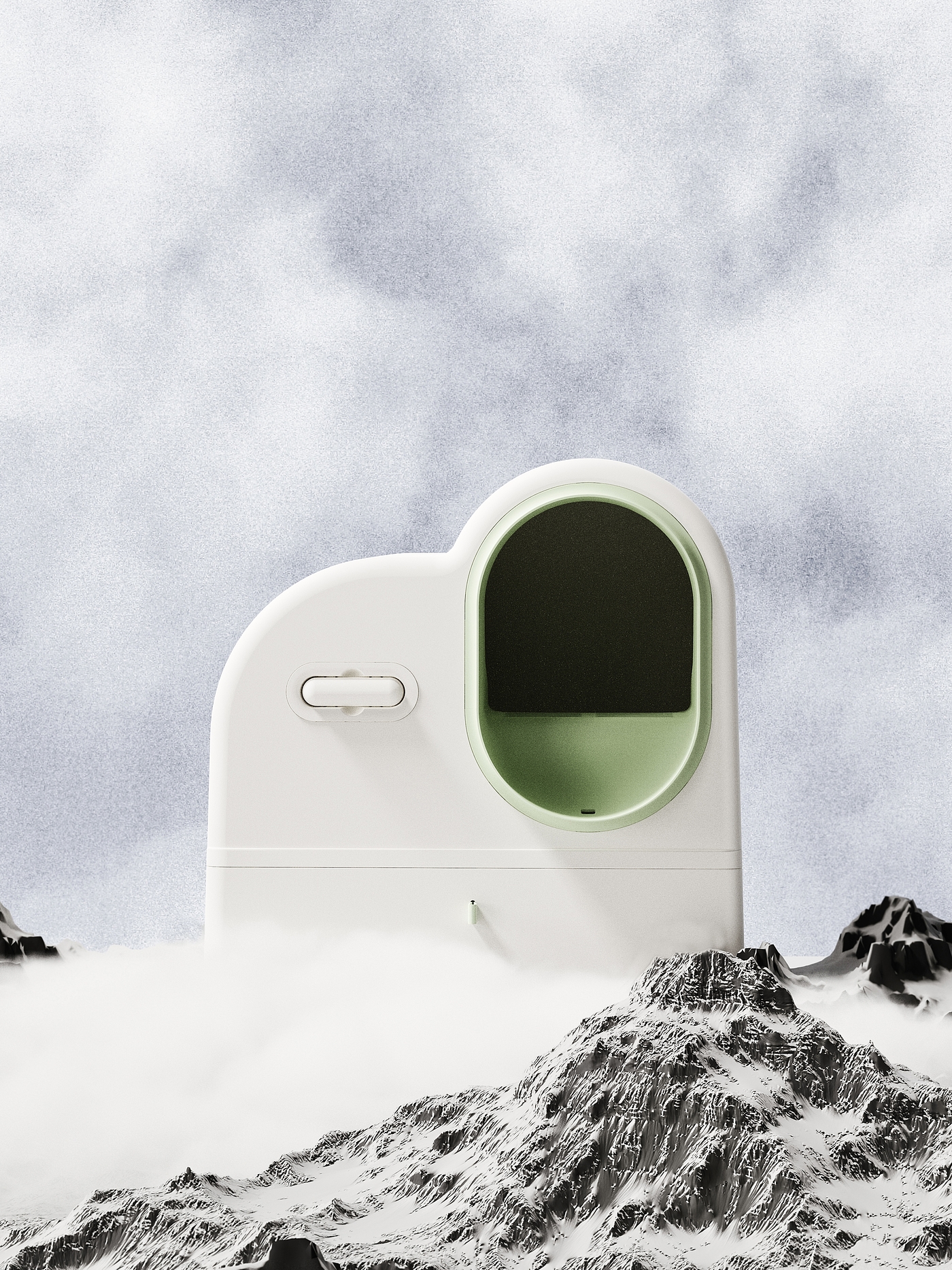 Pet Supplies & Pet，Litter Basin，Pet design，product design，industrial design，cat，Minimalist design ，owlsdesign，