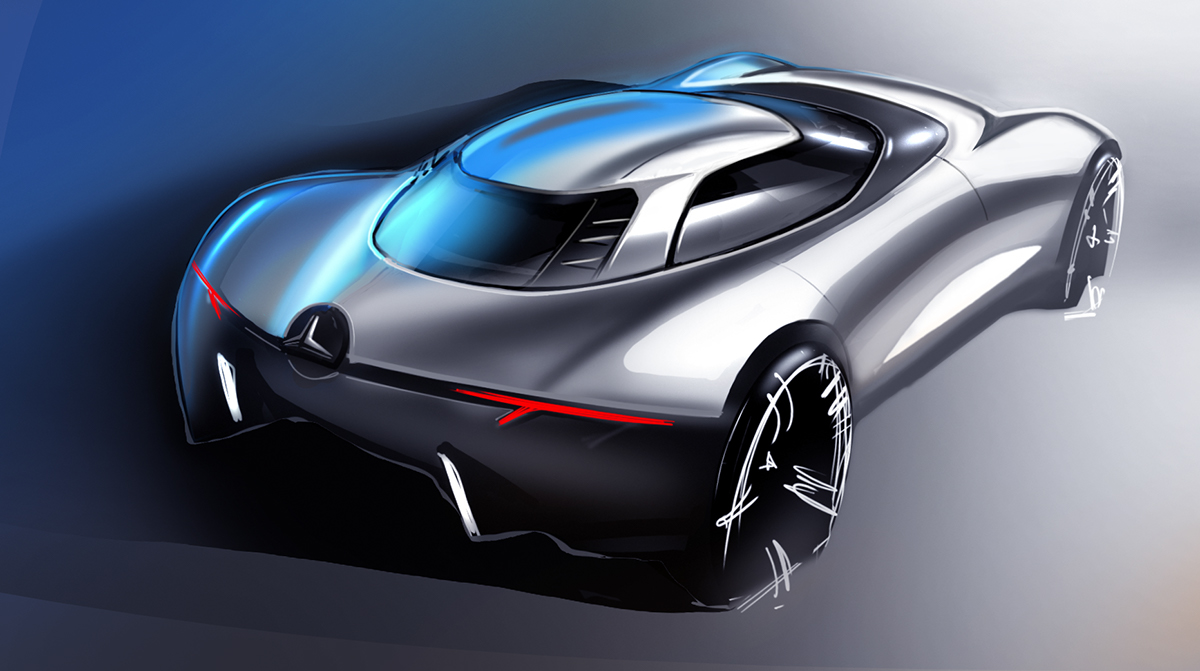 sketch，Automatic design，automobile，