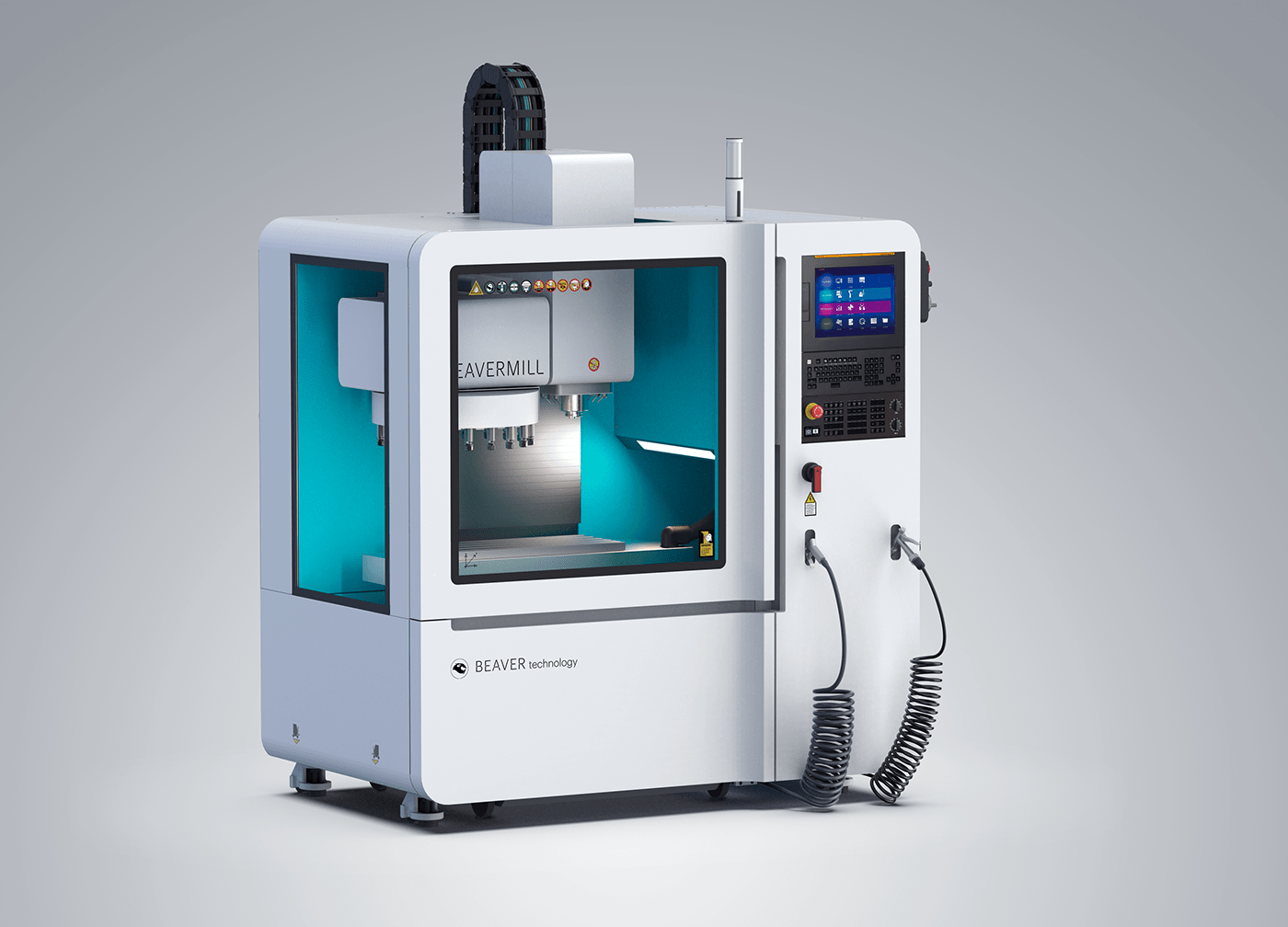 Beaver MILL，product design，processing machine tool，Appearance design，Technology design，