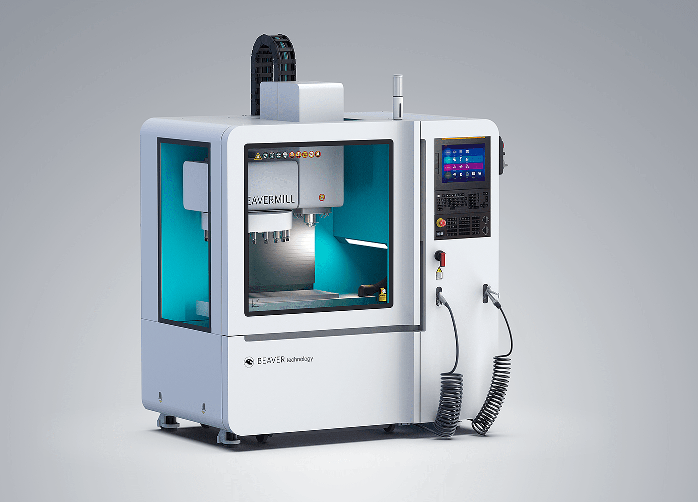 Beaver MILL，product design，processing machine tool，Appearance design，Technology design，