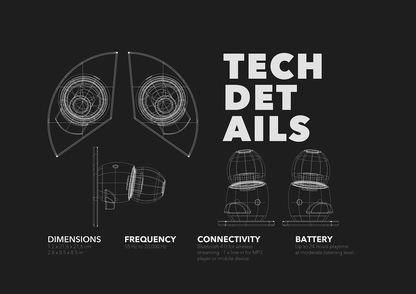 Mercedes Benz，speaker，headset，product design，