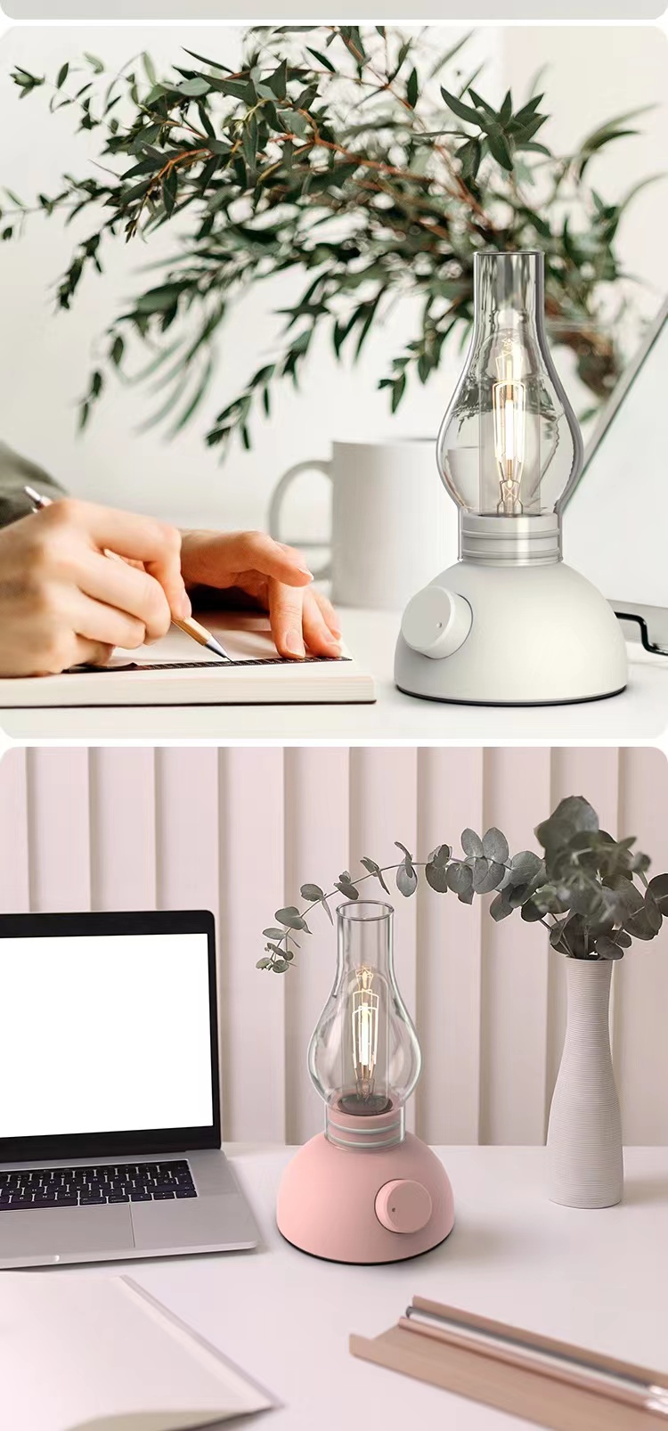 Cement night light，Eye protection night light，Plug-in night light，stepless dimming，