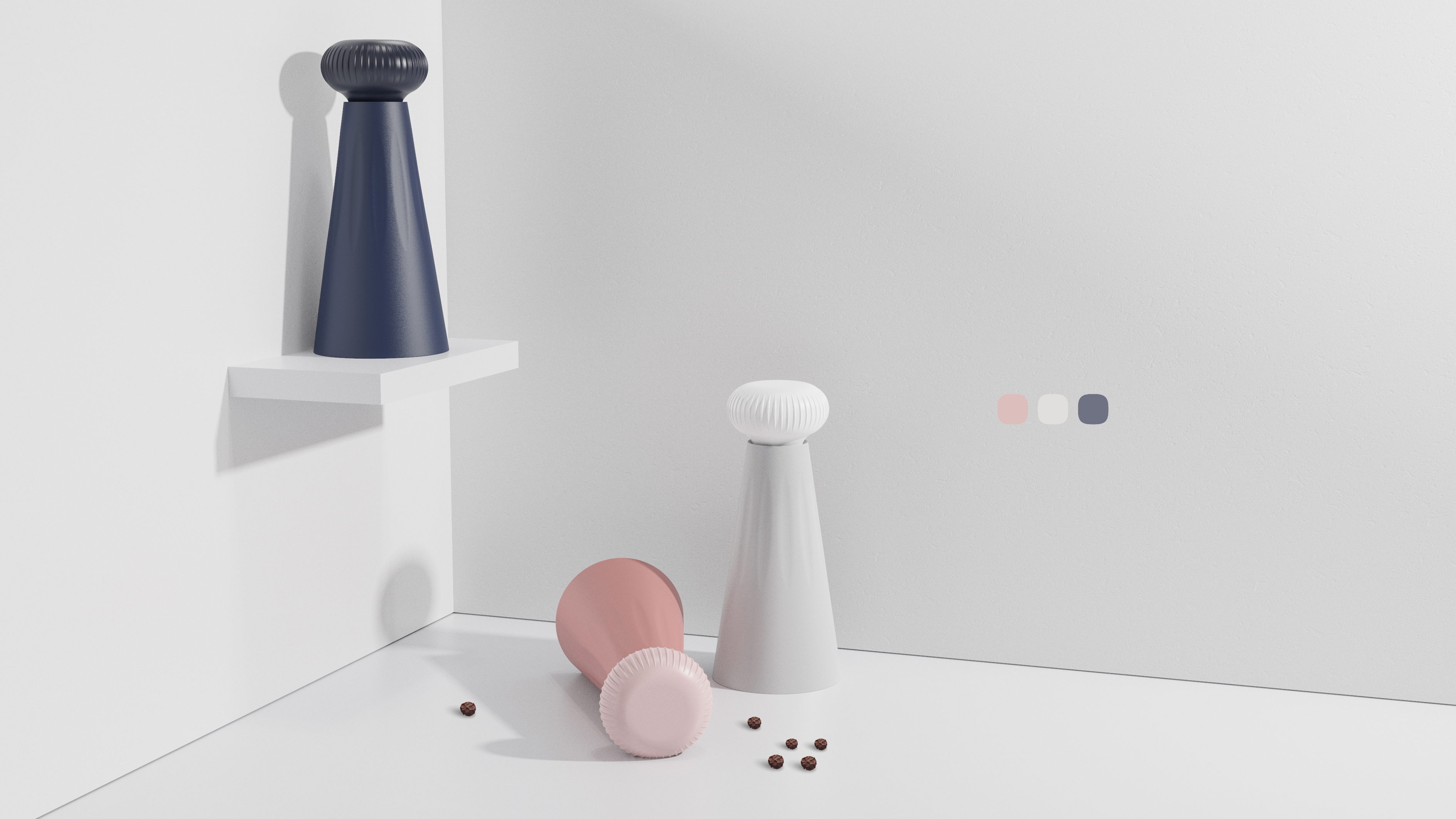 Industrial design portfolio, appearance design, external design of household appliances，