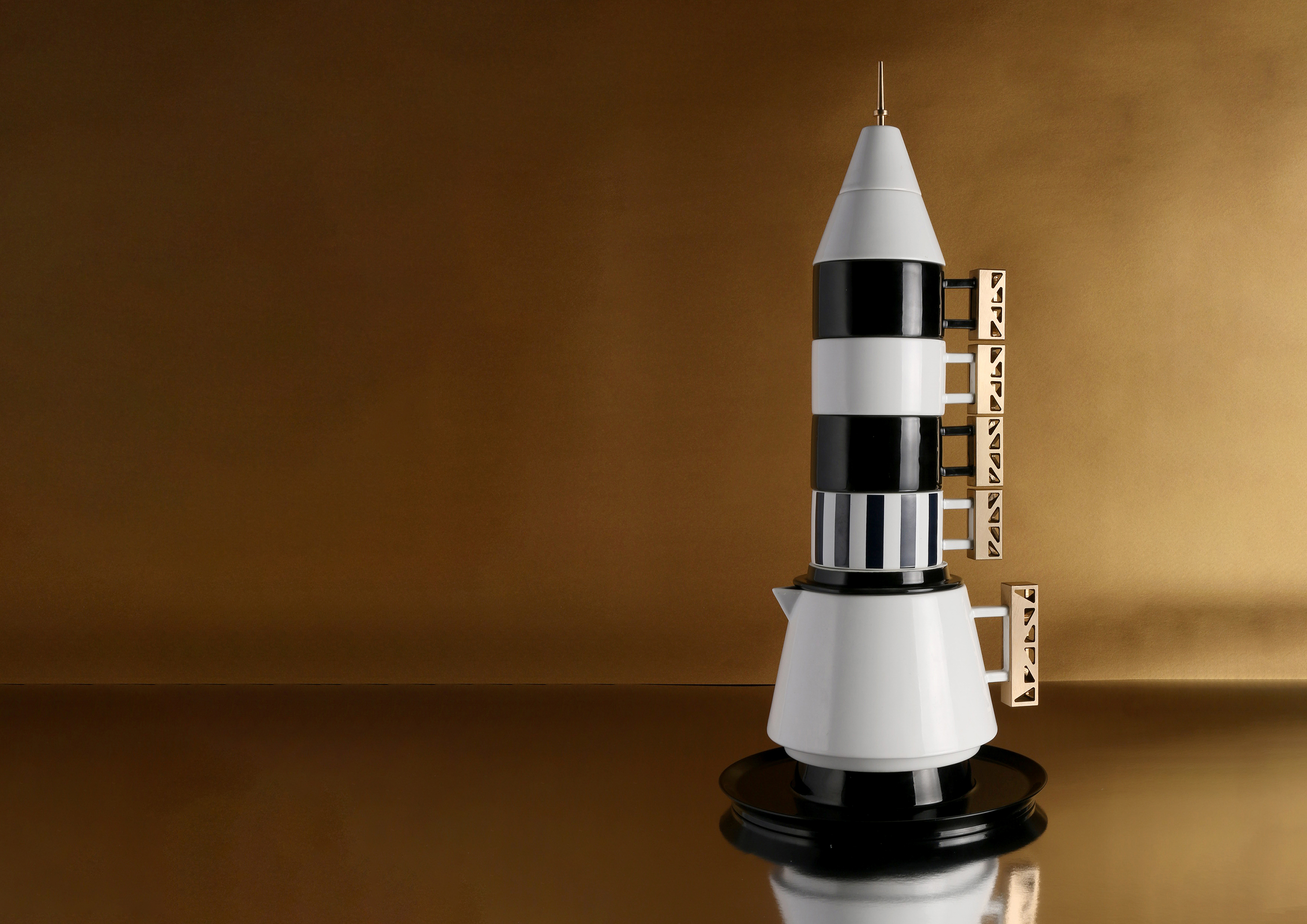 rocket，ceramics，coffee service，