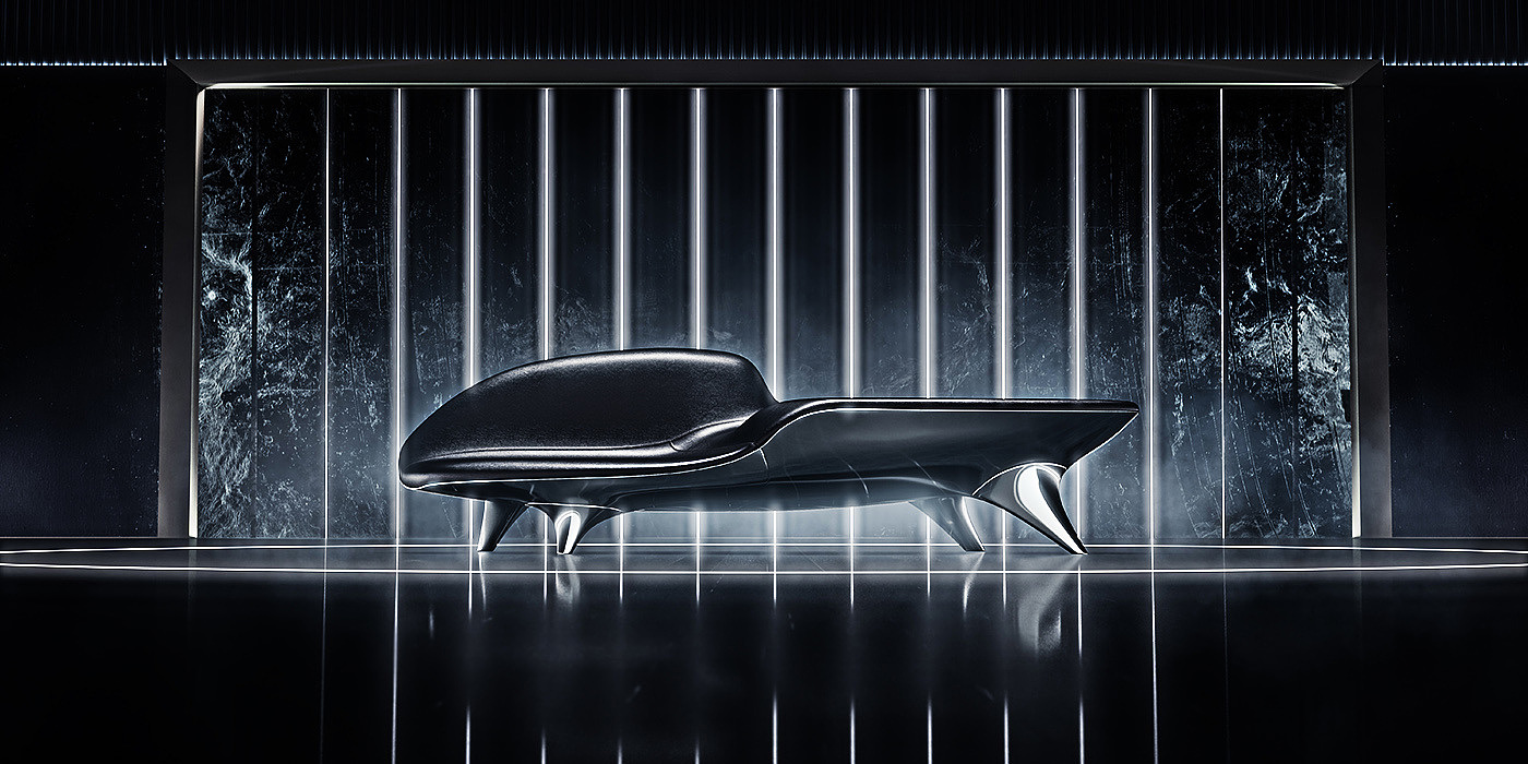 furniture，Home Furnishing，science and technology，sofa，black，modern，Cool，