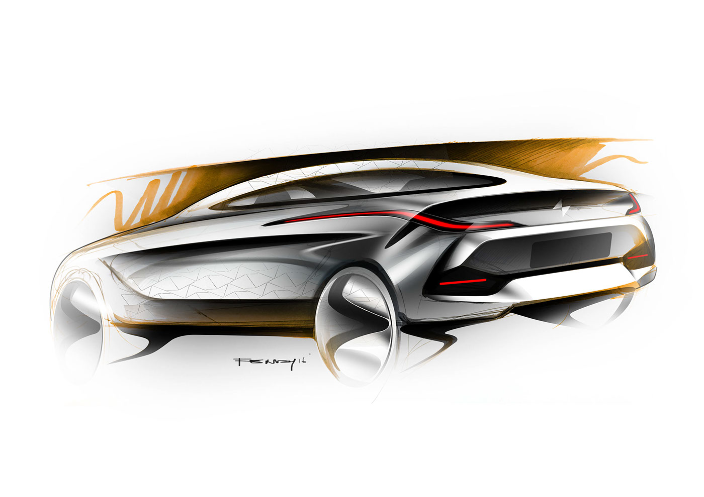 Hand drawn，automobile，motion，outdoors，Ubee ，