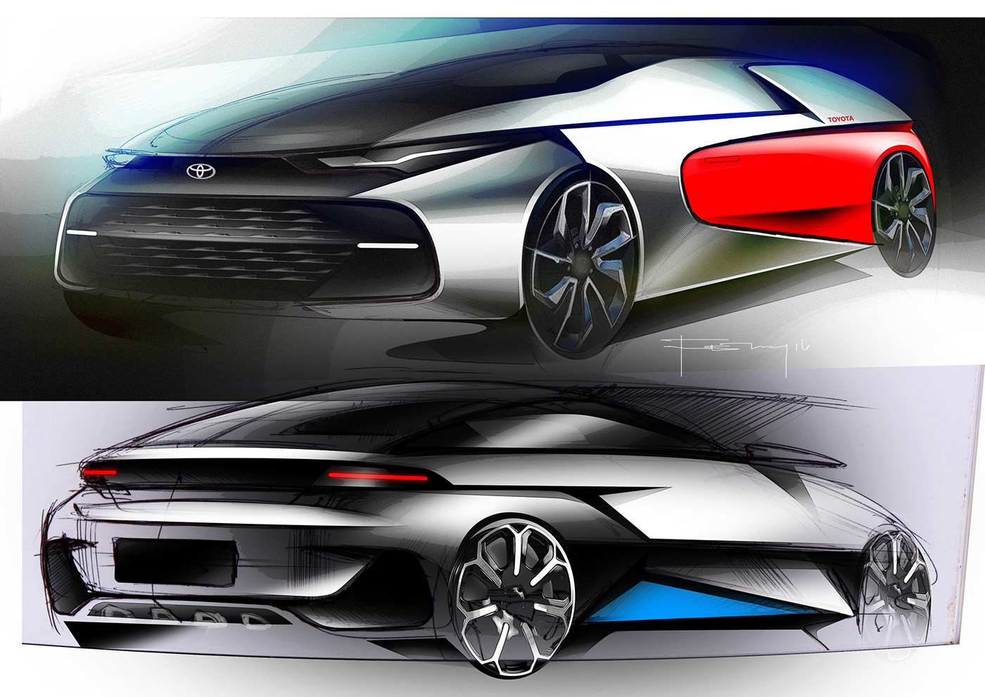 Hand drawn，automobile，motion，outdoors，Ubee ，